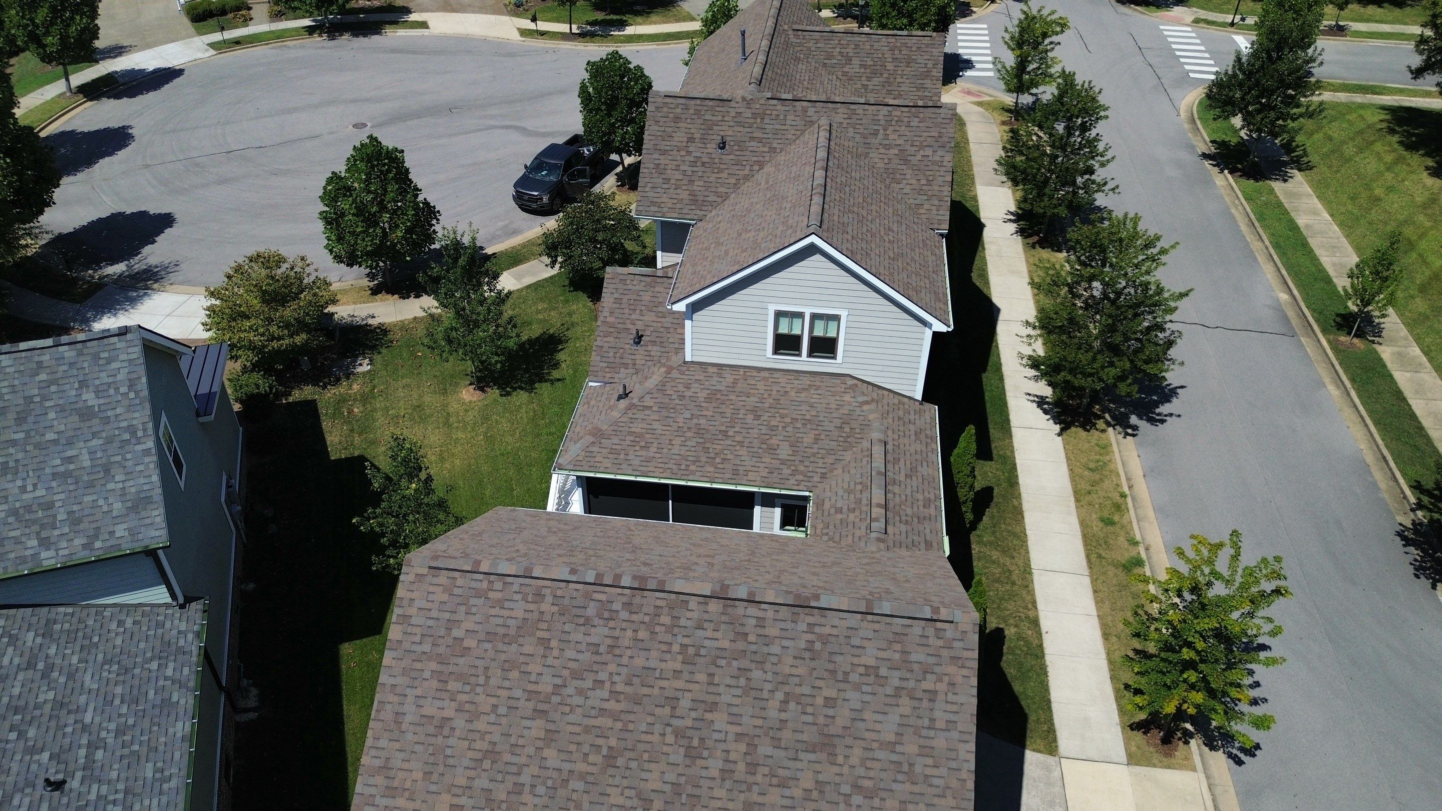 Complete Residential Roofing Installation Featuring Malarkey Vista AR Shingles in Franklin by Shinglesmiths Roofing
