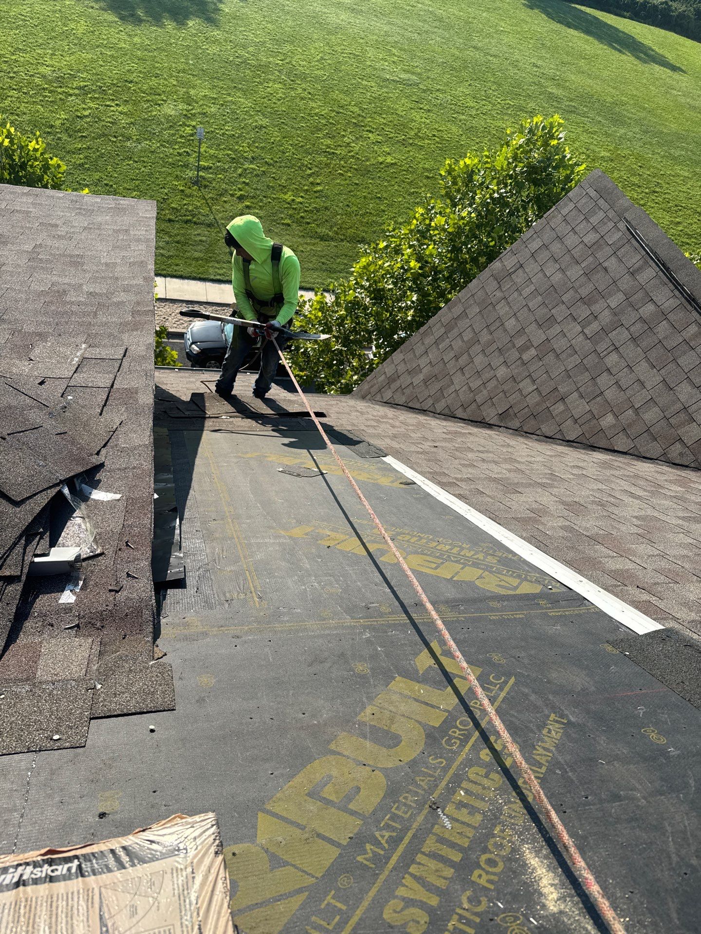 New Shingle Roof Installation  by Alpha Design Services