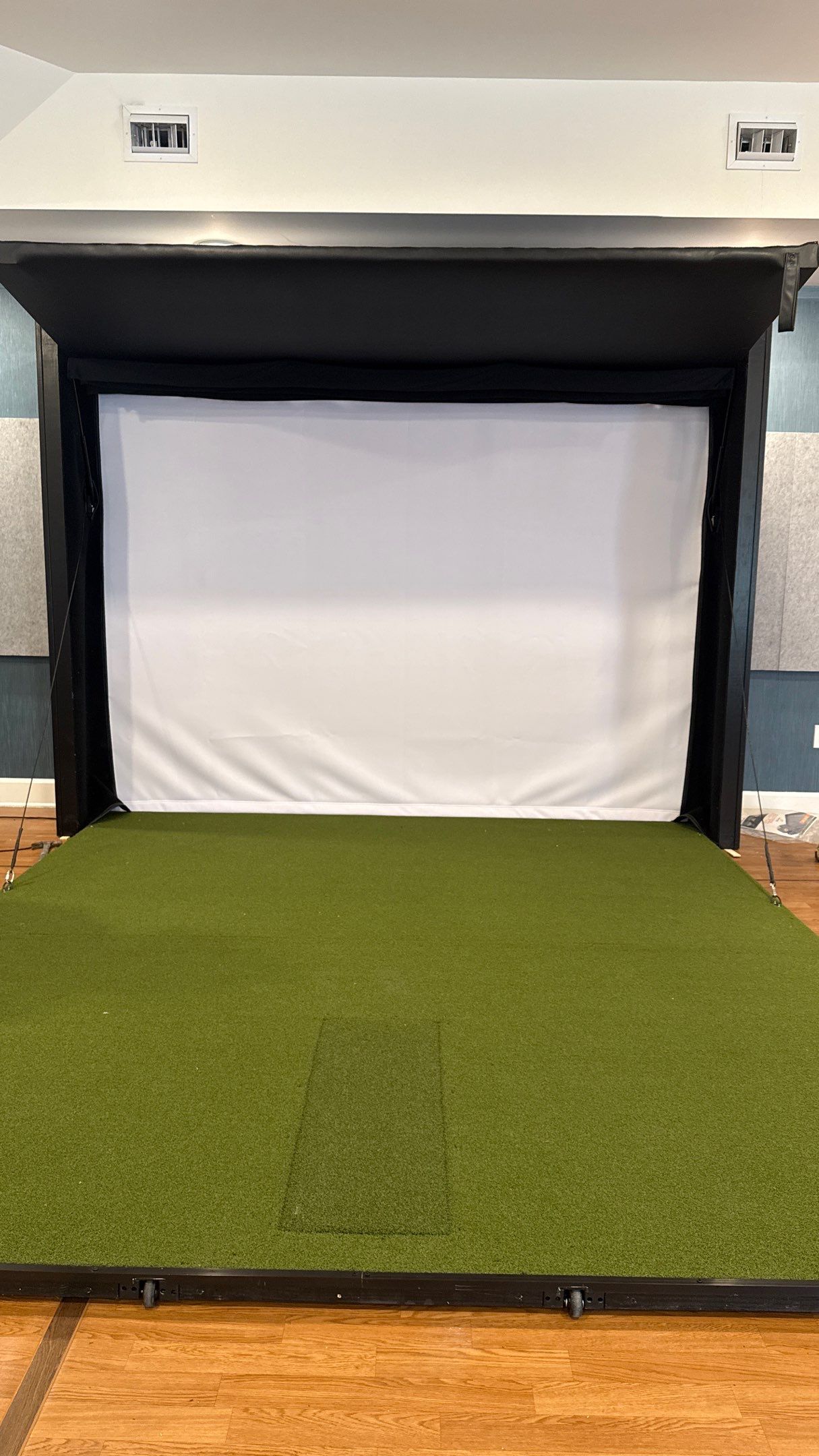 A Beautiful Murphy Golf Simulator  by Banner Garage