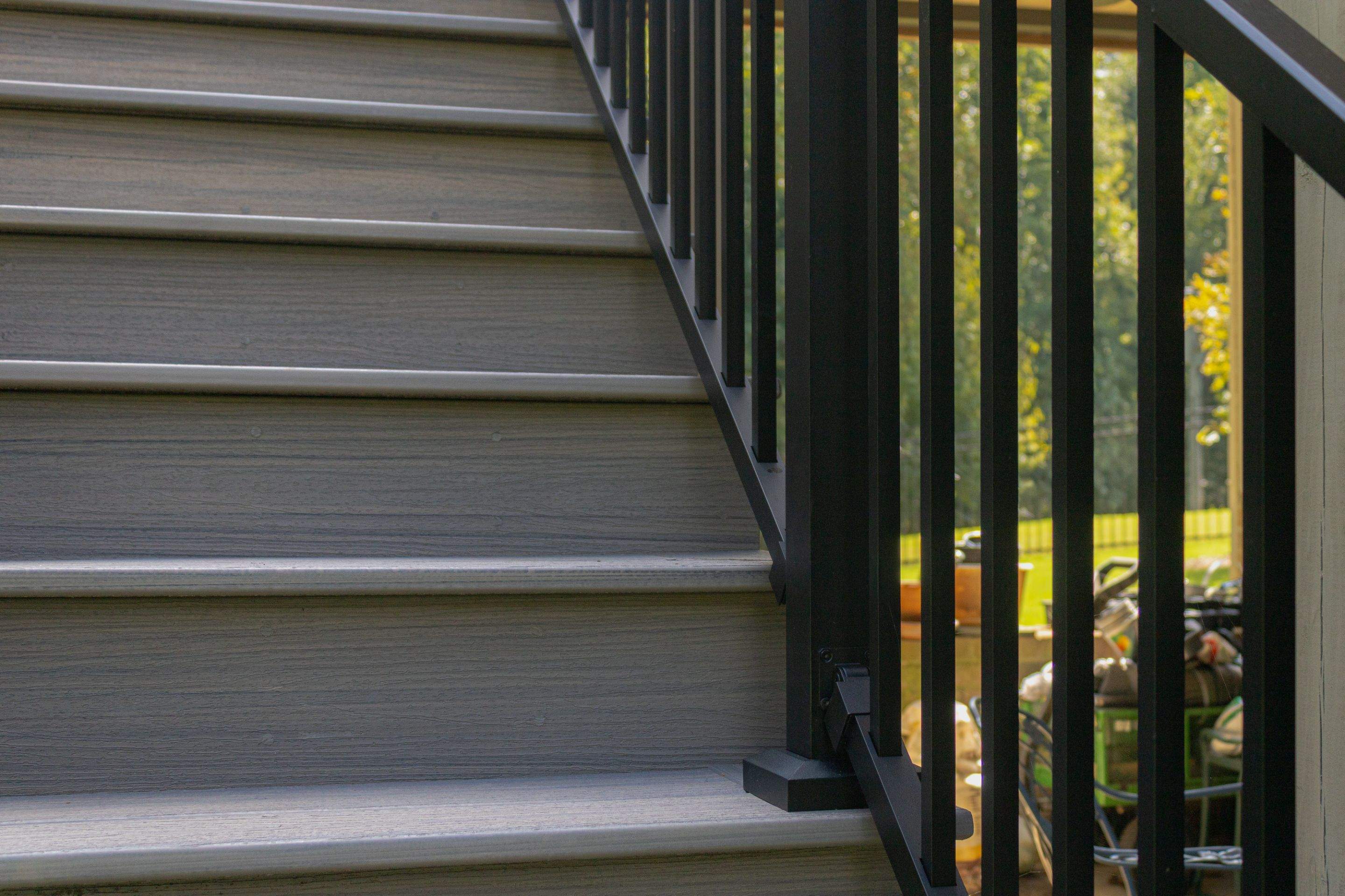 Woodstock, GA Deck Resurface using Trex Enhance Natural Series in the Rocky Harbor Color by Nelson Exteriors 