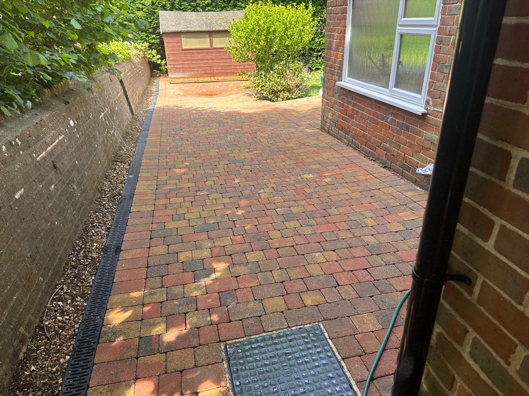 Patio Clean using Honda 21lt High Pressure Machine by Ges Exterior Cleaning ltd