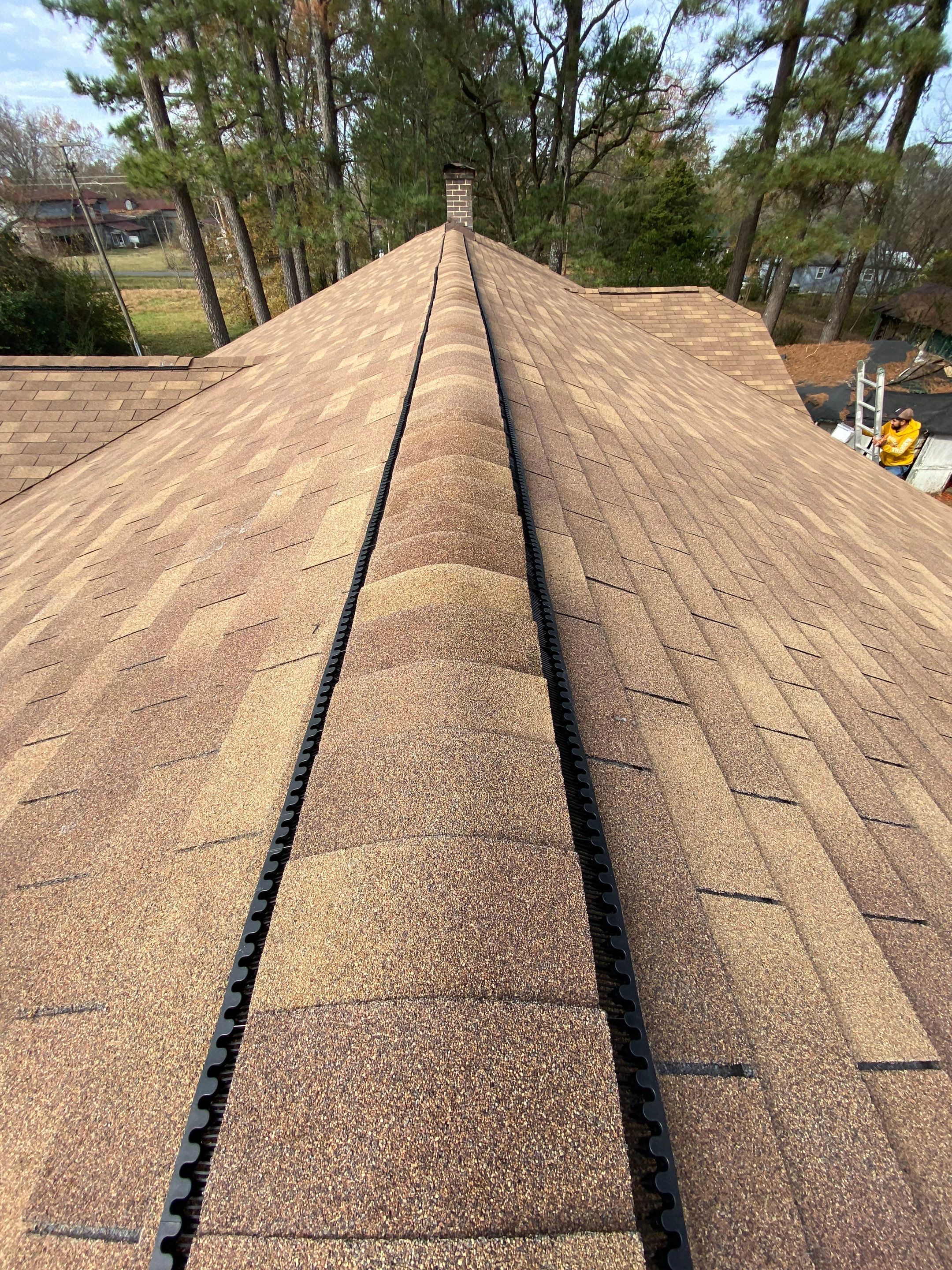Residential Shingle Reroof using CertainTeed XT25: Resawn Shake by Hostetler Roofing