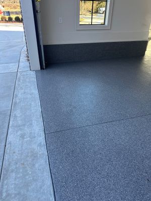 Garage Floor Coating using Briar