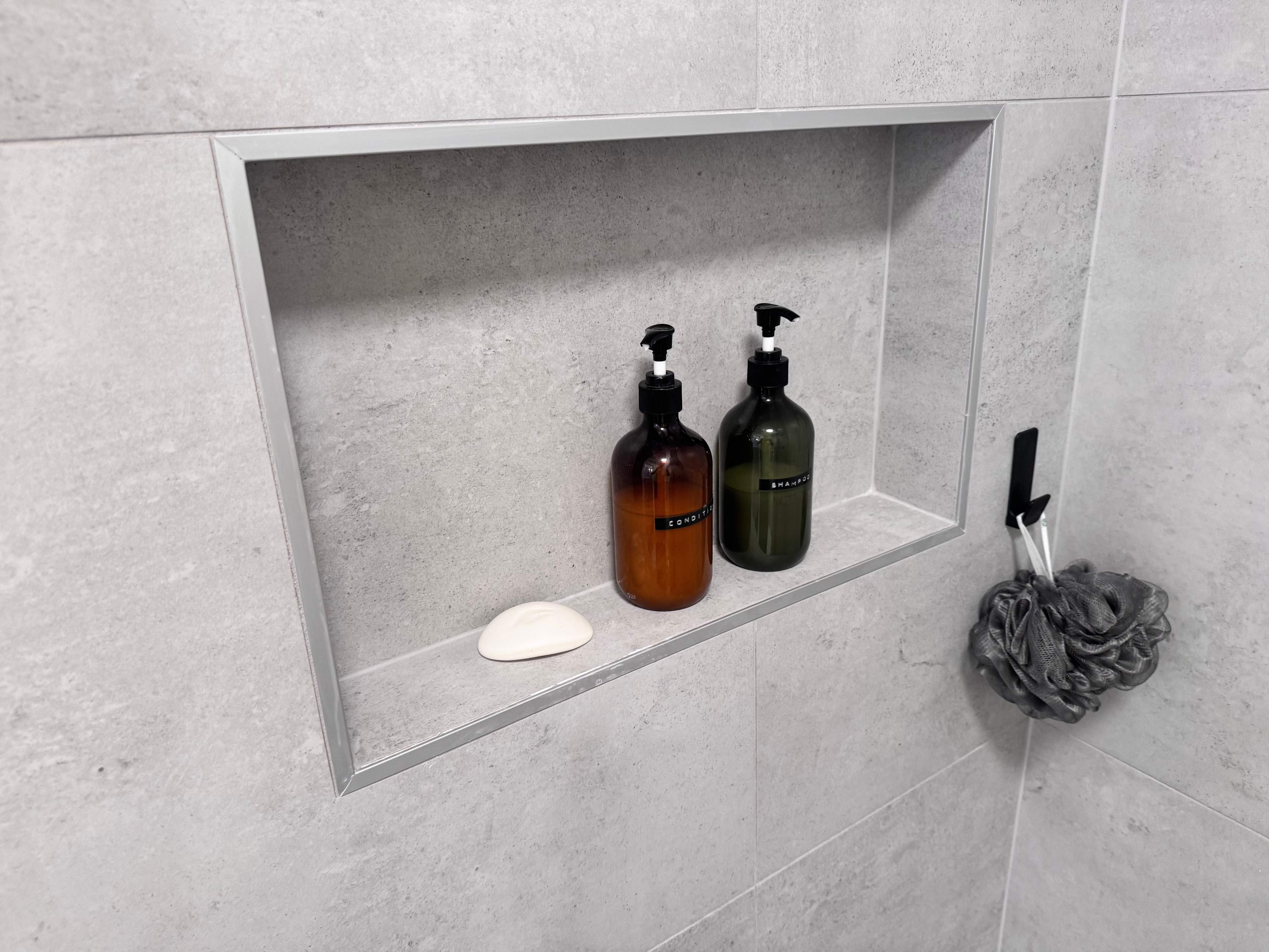 Jack and Jill bathroom renovation by Prudencio