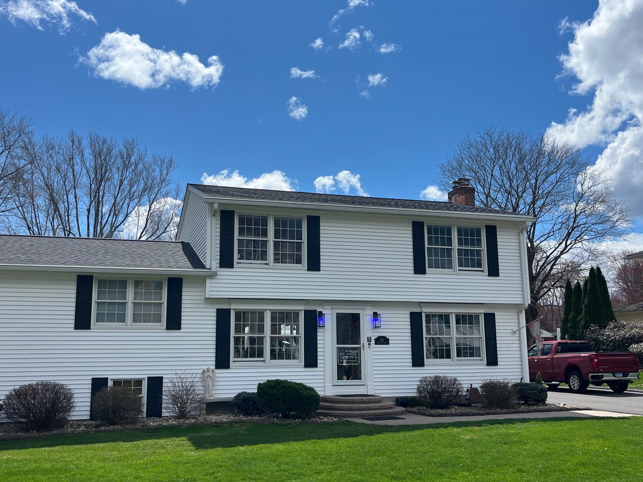 Bristol customer with professionally installed new roof! by DiGiorgi Roofing and Siding Inc