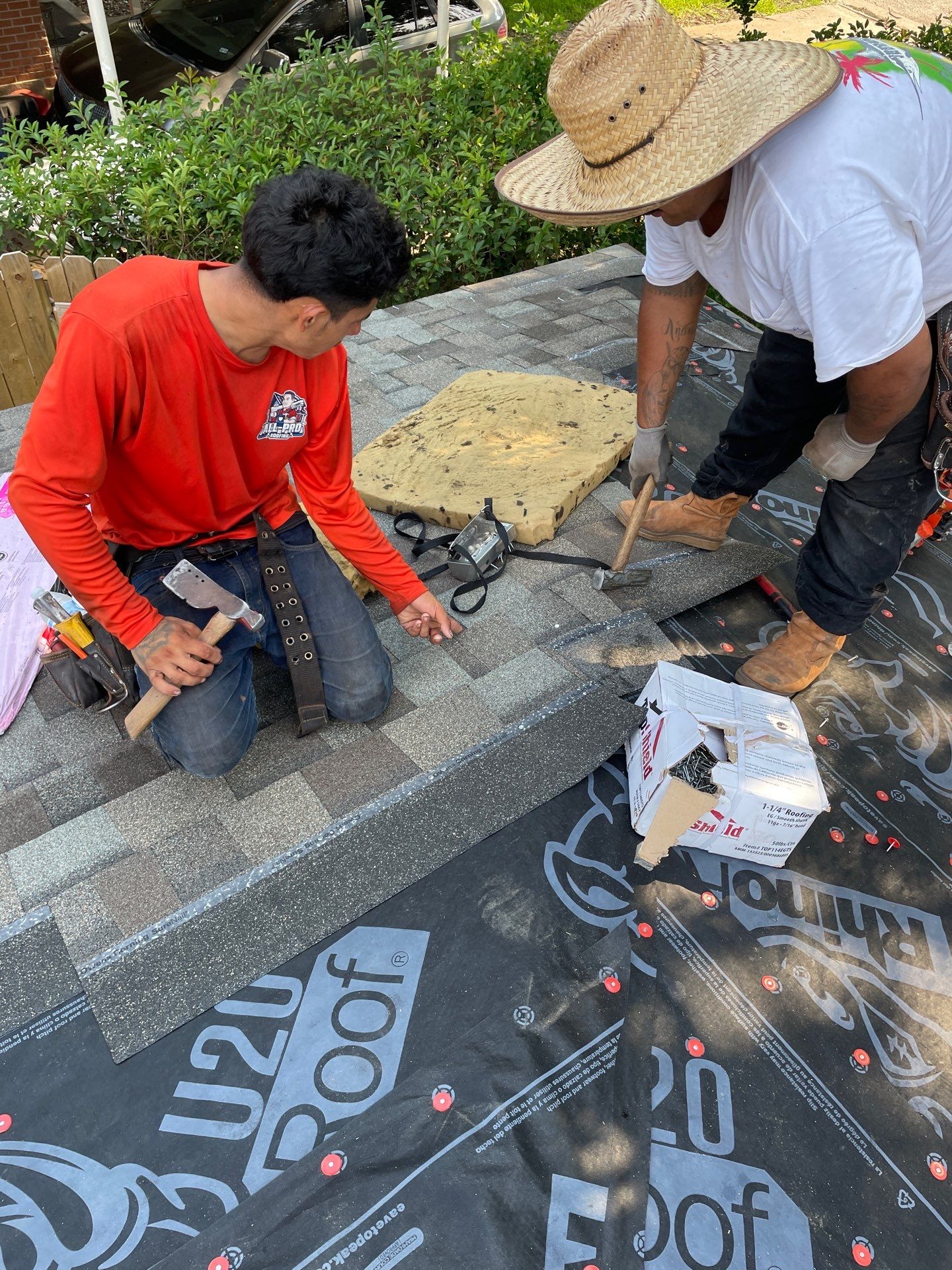 Residential Roofing Repair using Owen's Corning Duration (Lifetime) Shingles by Roof Repair Company