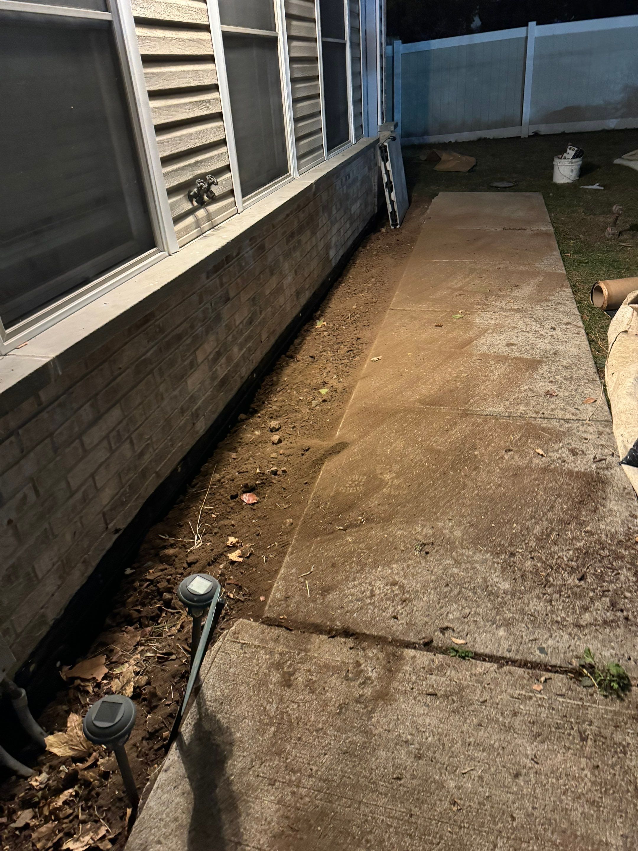 Exterior Spee-D Drain and Waterproofing by Pure Service Pro, LLC 