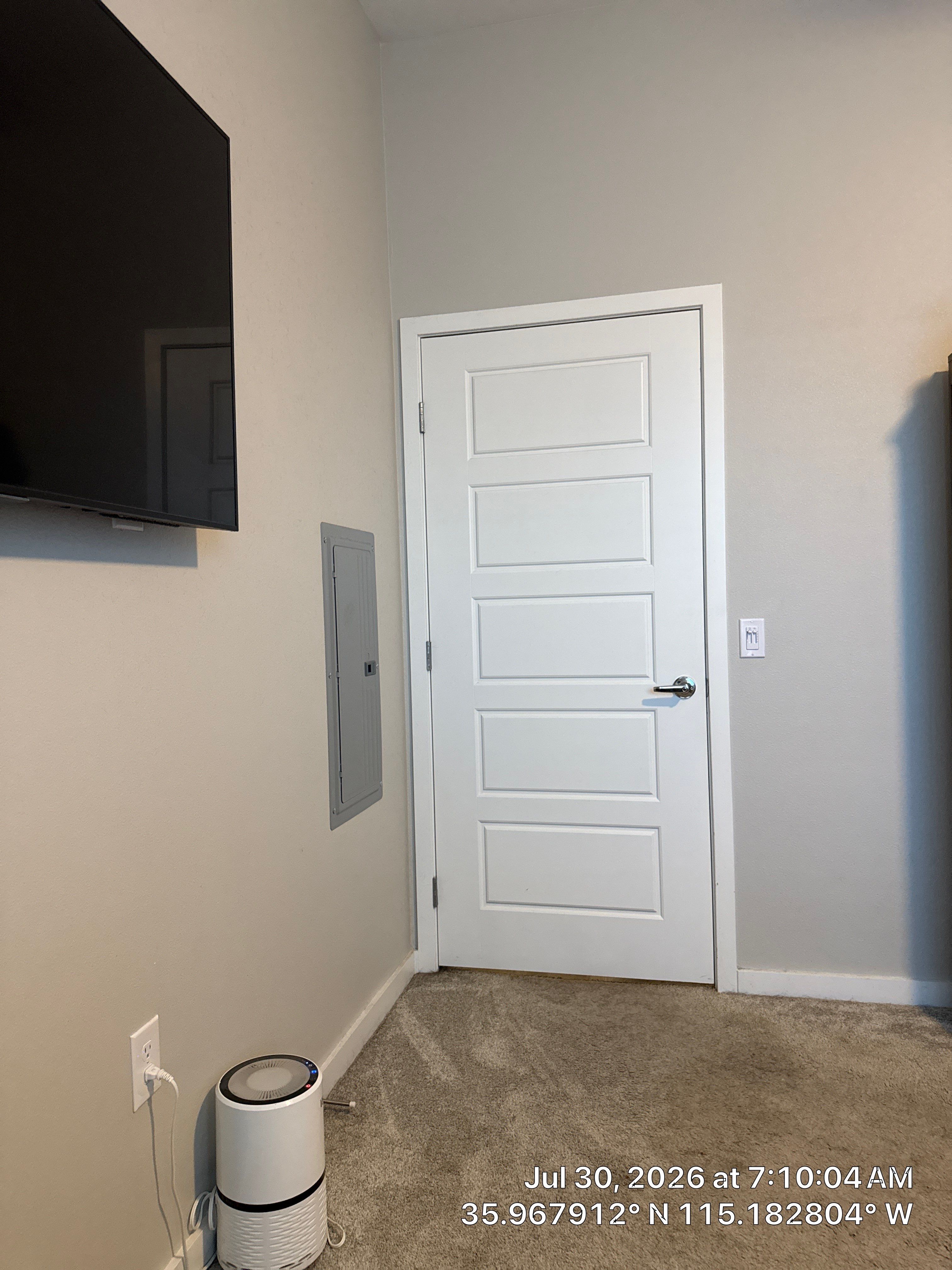 Interior Media and Door Installation in Las Vegas by CompanyCam Sales Demo