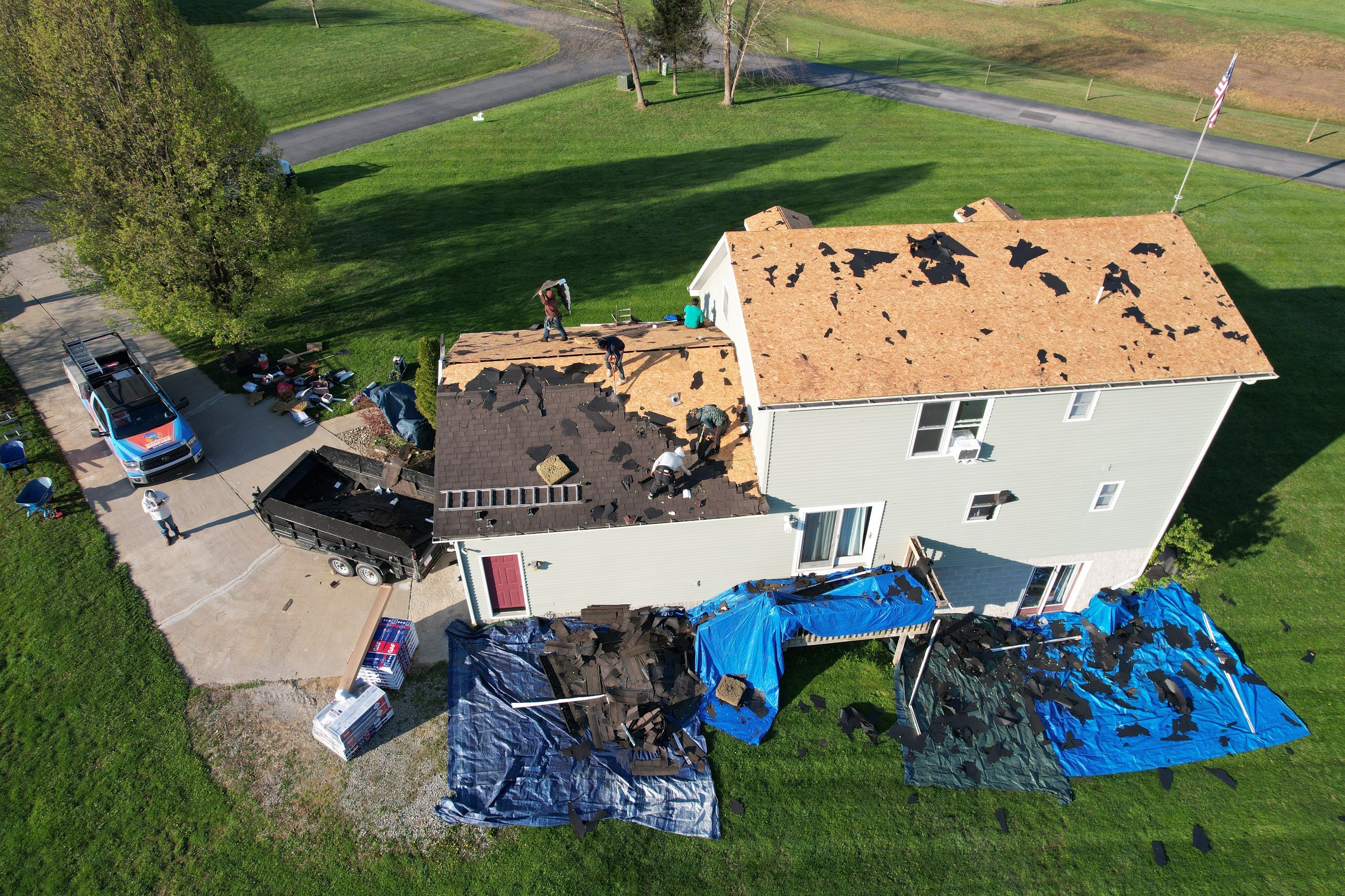 Residential Roofing Installation using GAF Timberline HDZ Cedar Falls by Rainstoppers Roofing