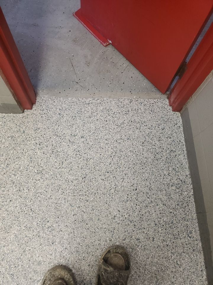 Concrete Coating at Spiece Fieldhouse by Knot Just Decks