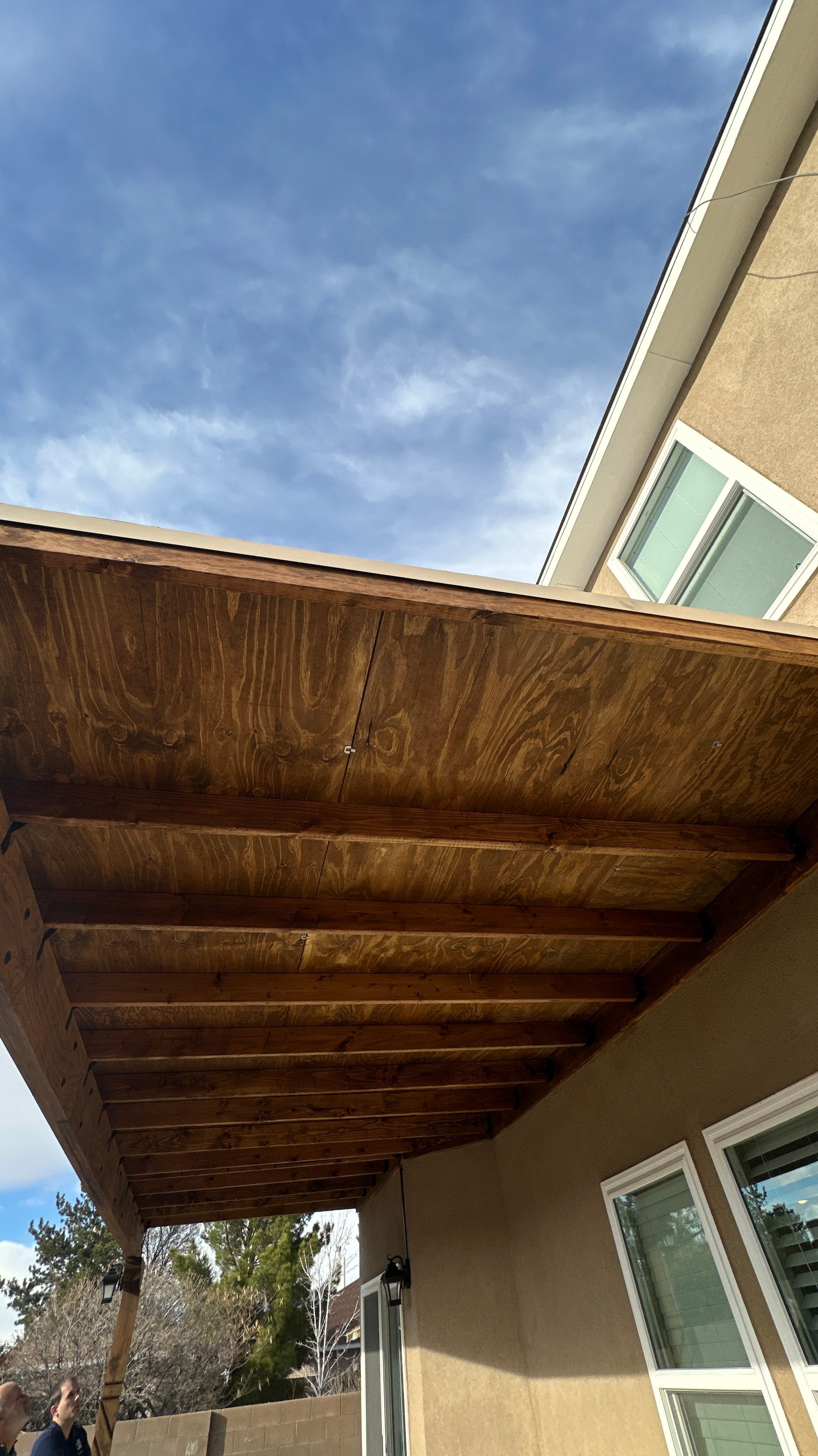 Patio Cover using Carved Douglas Fur by Rio Grande Building & Storage