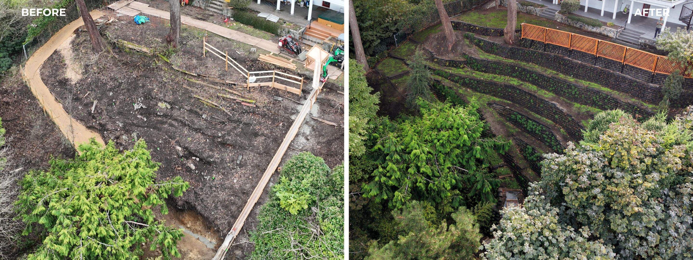 Georgia Park Terrace — Living Slope Transformation by Habanero Landscape Solutions