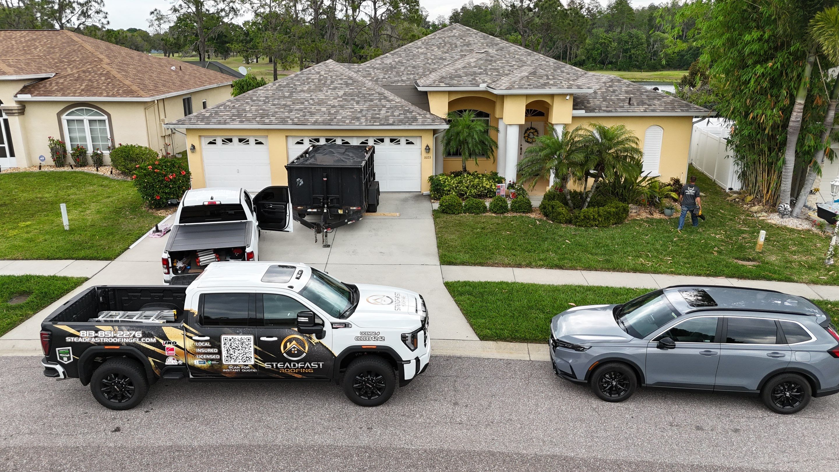 Roof Replacement in Sun City Center, FL by Steadfast Roofing 
