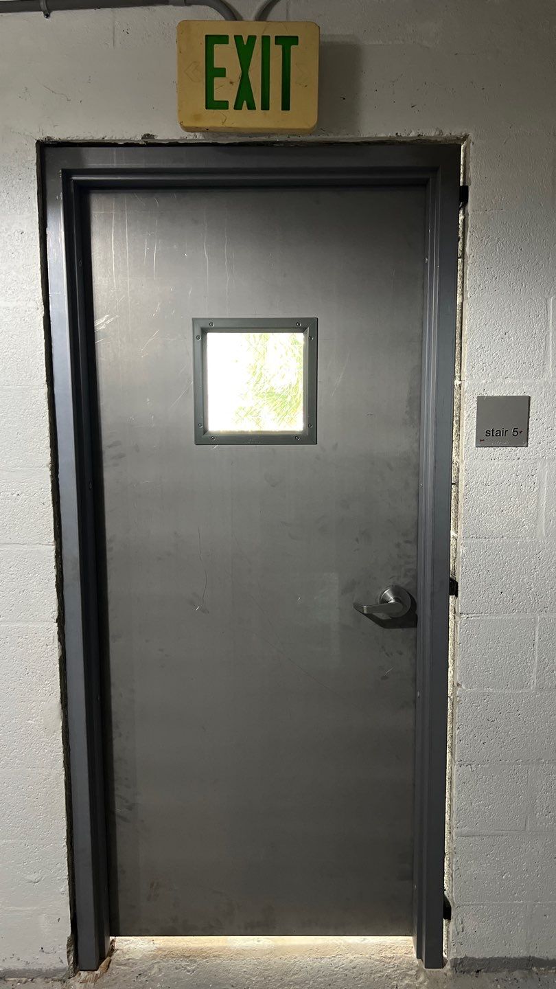 Commercial Stairwell Door Replacement & Hollow Metal Door Retrofit – Pompano Beach High-Rise by The Door Doctor of South Florida, Inc.