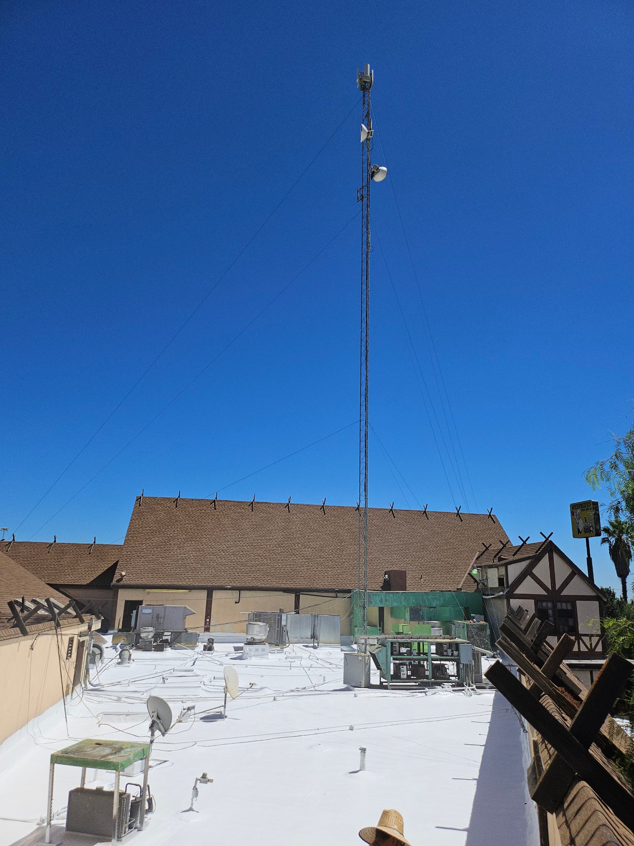 Spray foam and coatings using General Coatings acrylic coatings and spray foam by Straight Edge Roofing Inc