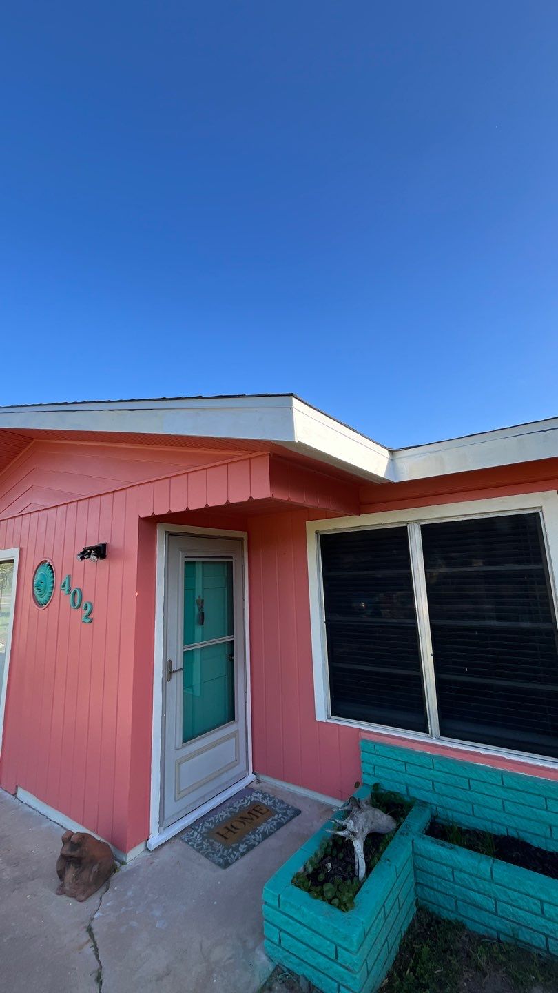 Perfectly Pink in Rockport Texas by Bayfront Roofing and Construction