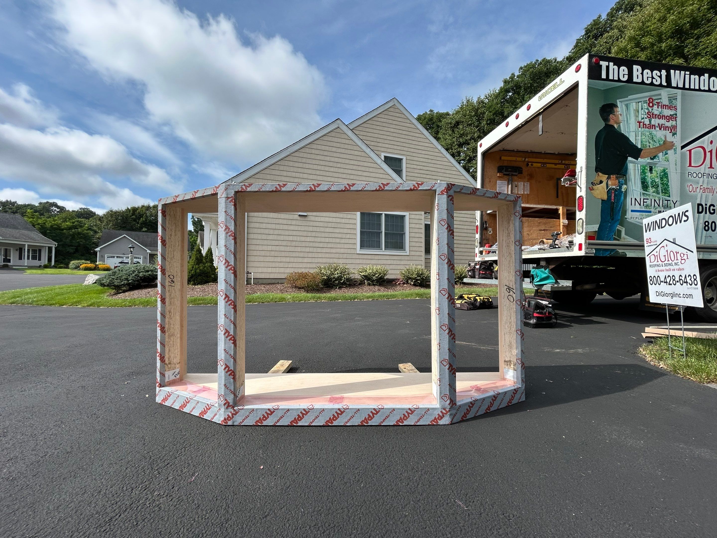 Infinity by Marvin Picture Window Transformation by DiGiorgi Roofing and Siding Inc
