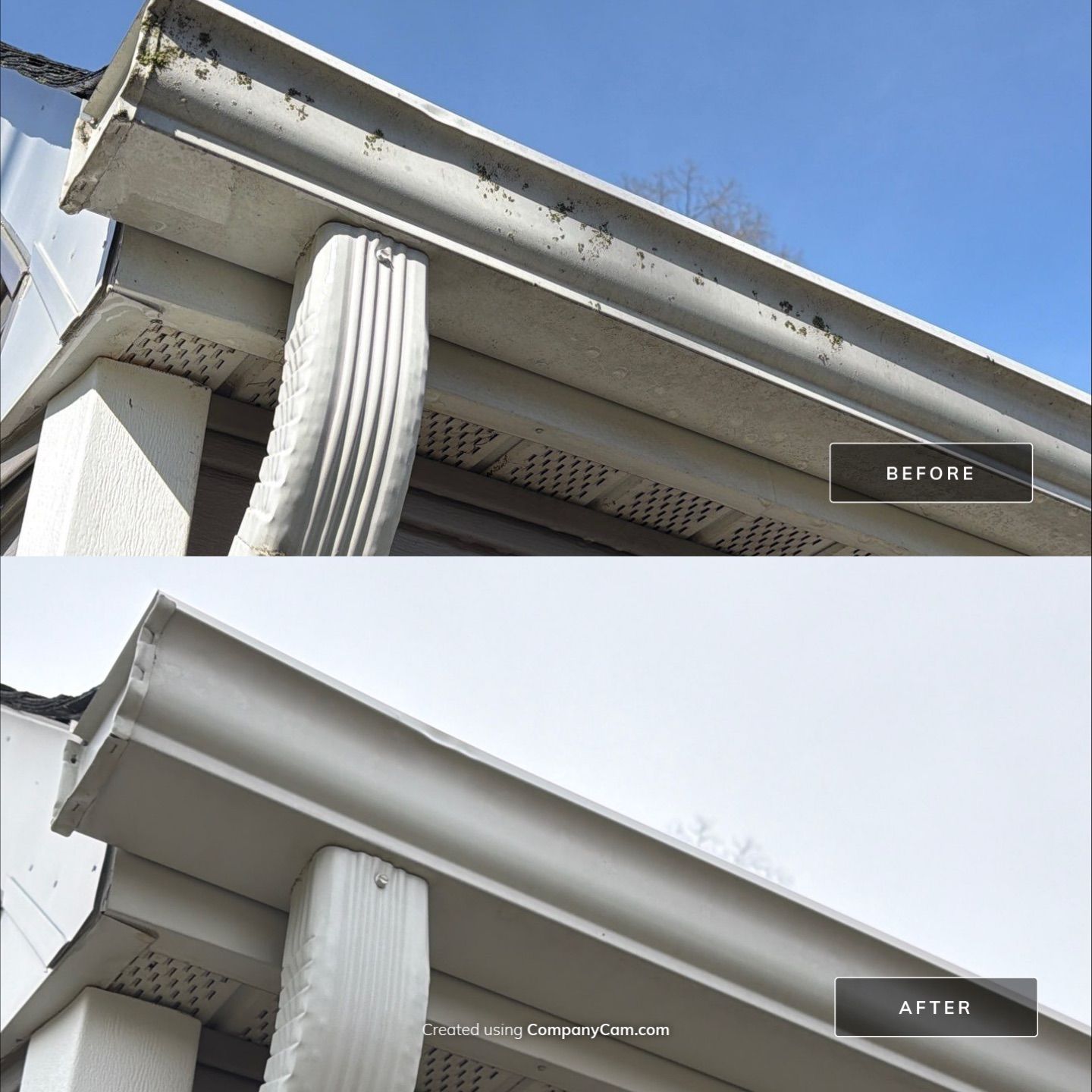 Project in Island Lake by Simmons Power & Soft Washing