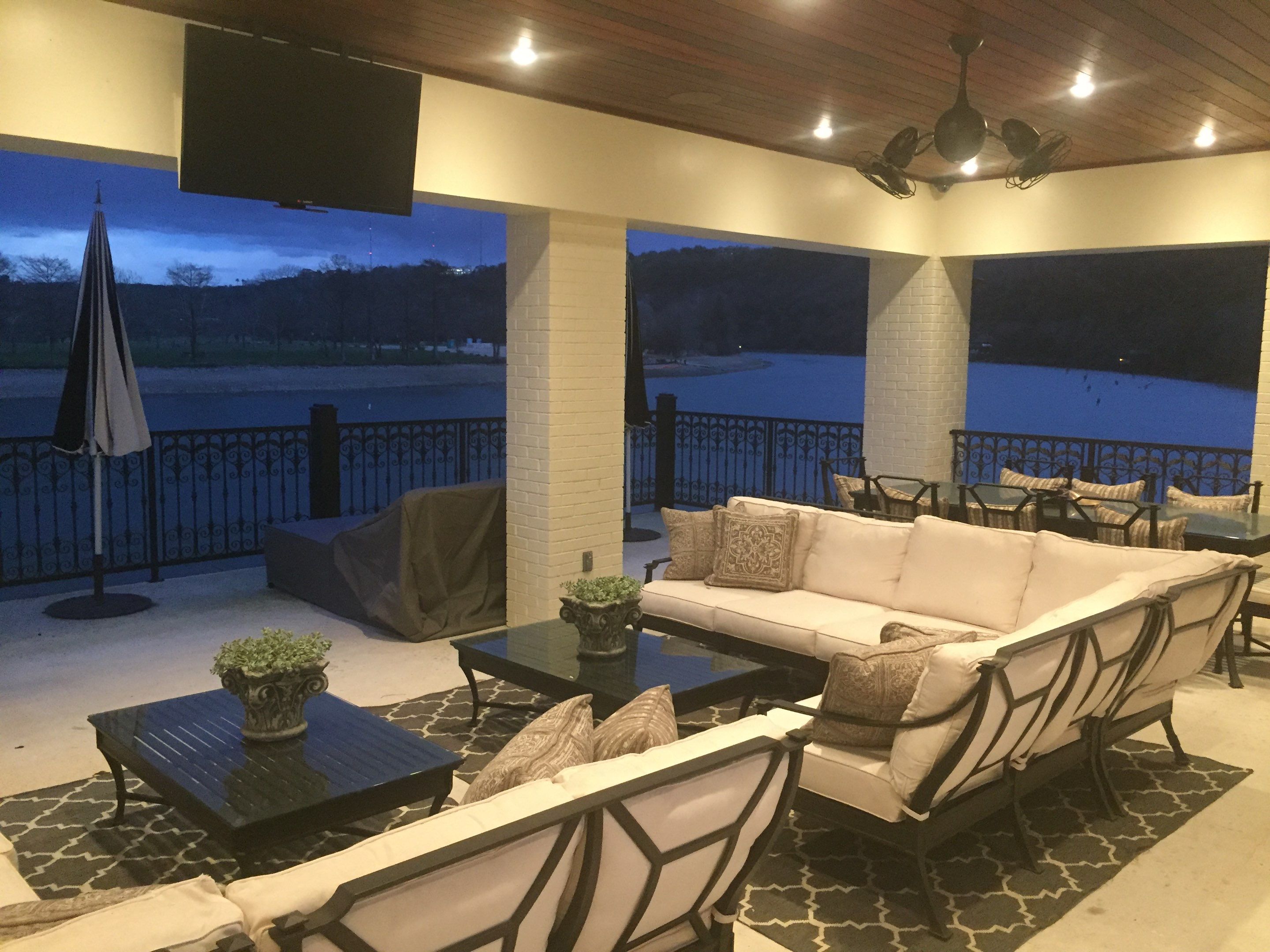 Austin Boat Dock + Outdoor Landscape Lighting by Outdoor Lights + Shades