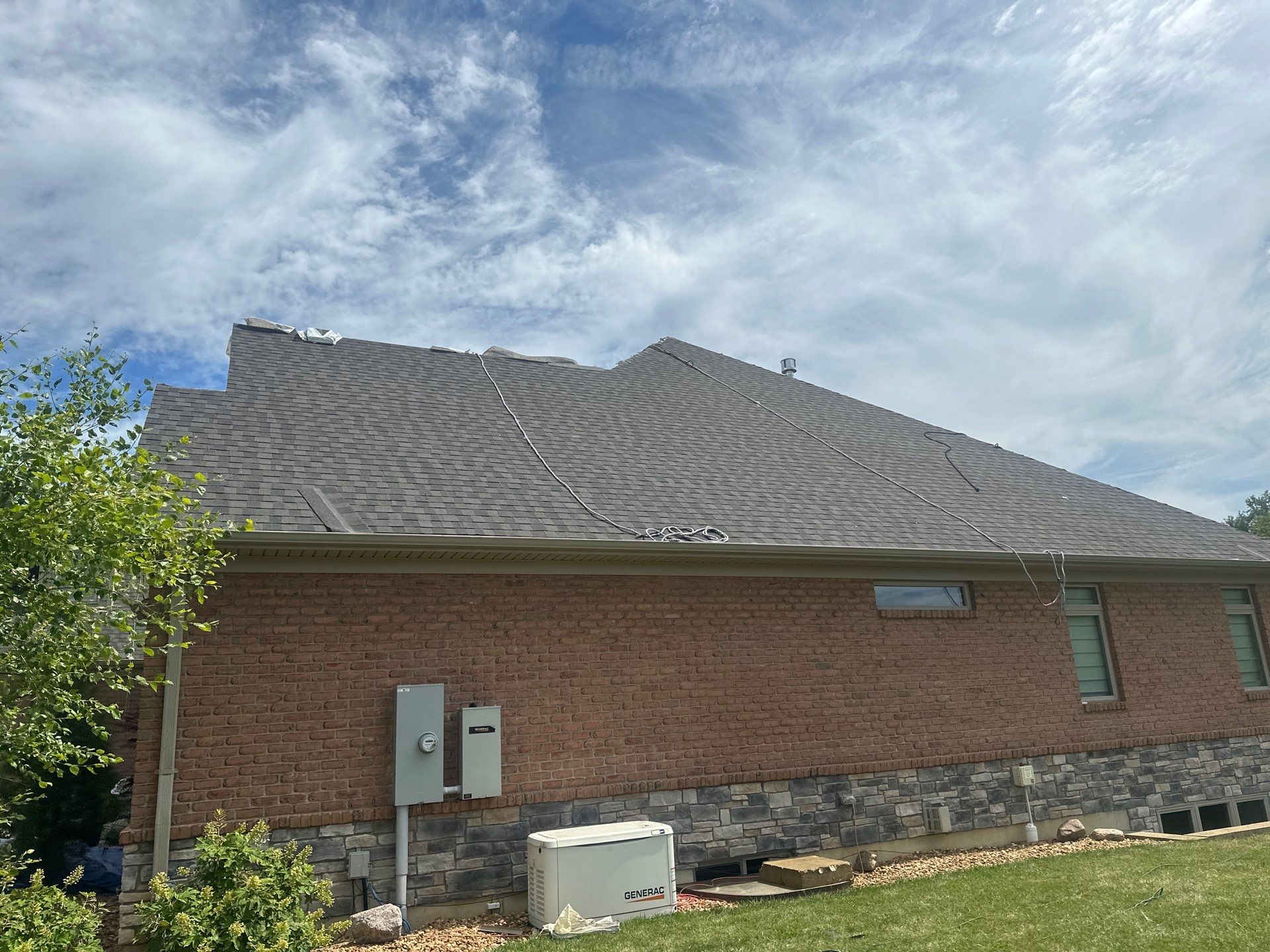 Residential Roofing Installation using GAF Timberline HDZ Appalachian Sky by Nitro Roofing and Construction