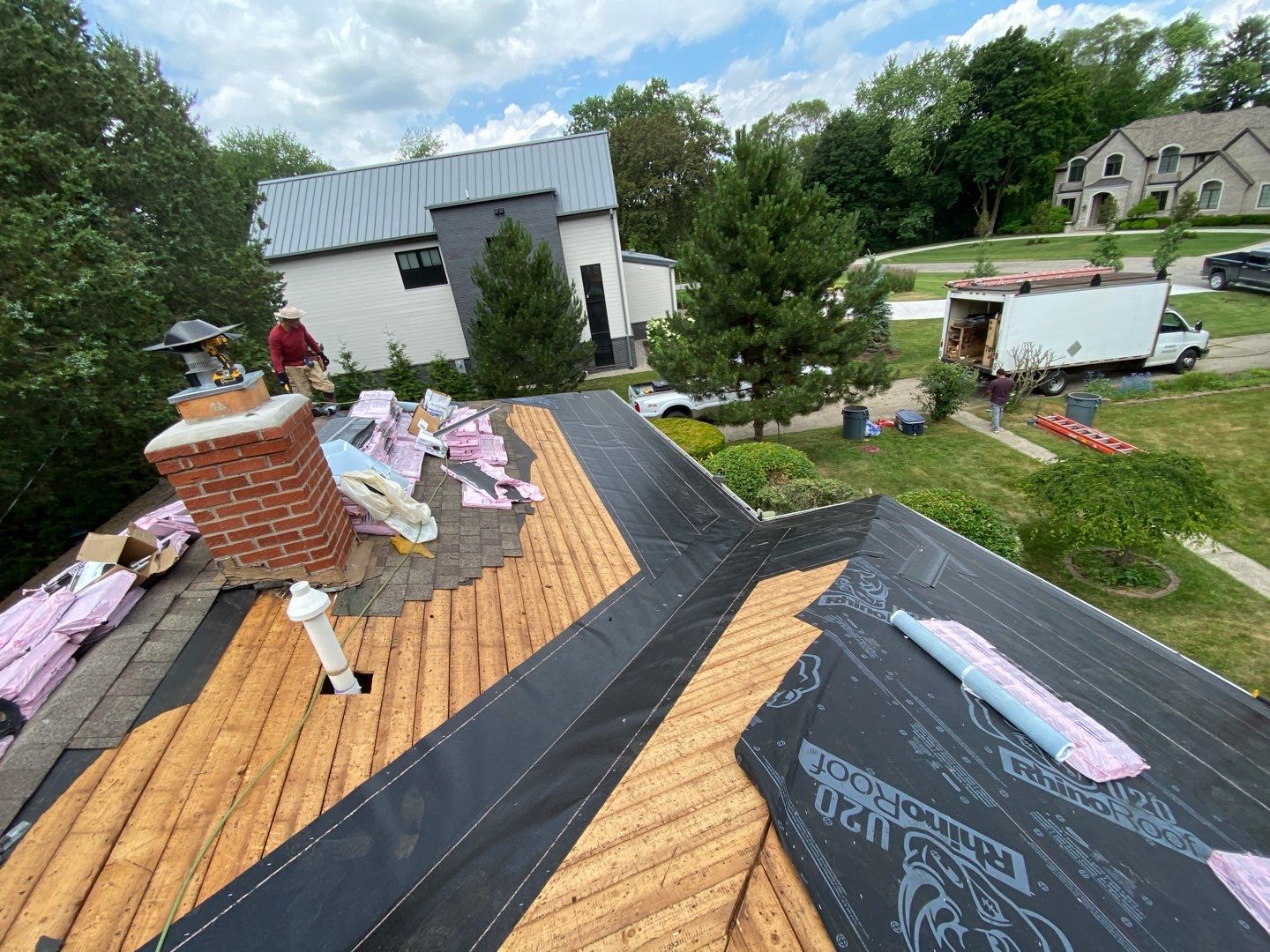Roof Replacement using Owens Corning by 180 Contractors