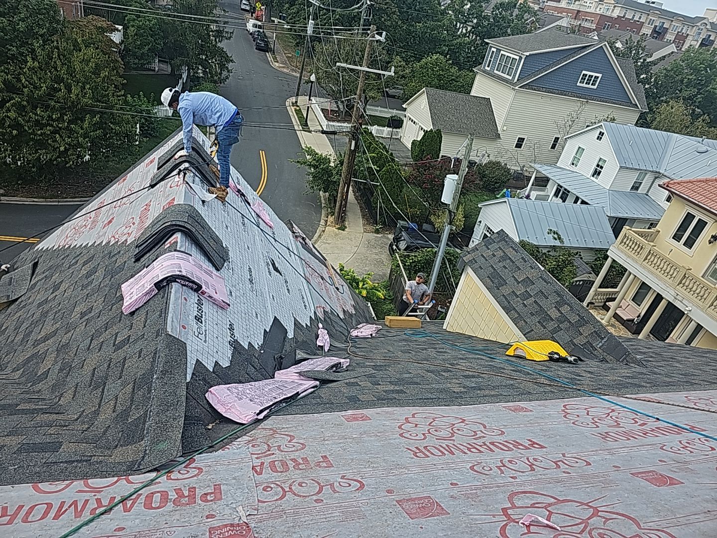 Residential Roofing Installation using Shingles  by Real1Construction
