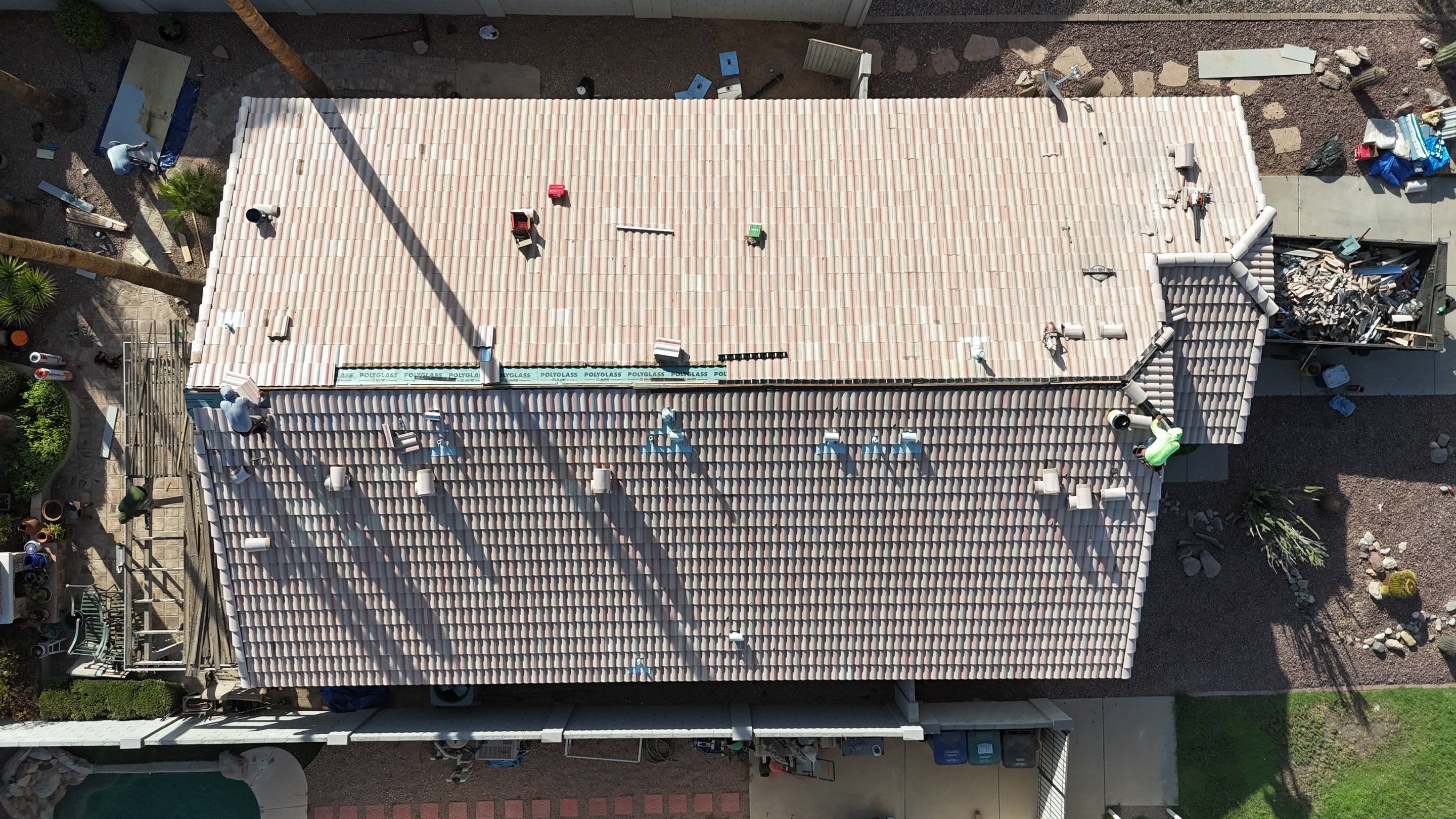 Project in Mesa, AZ by Saint Roofing