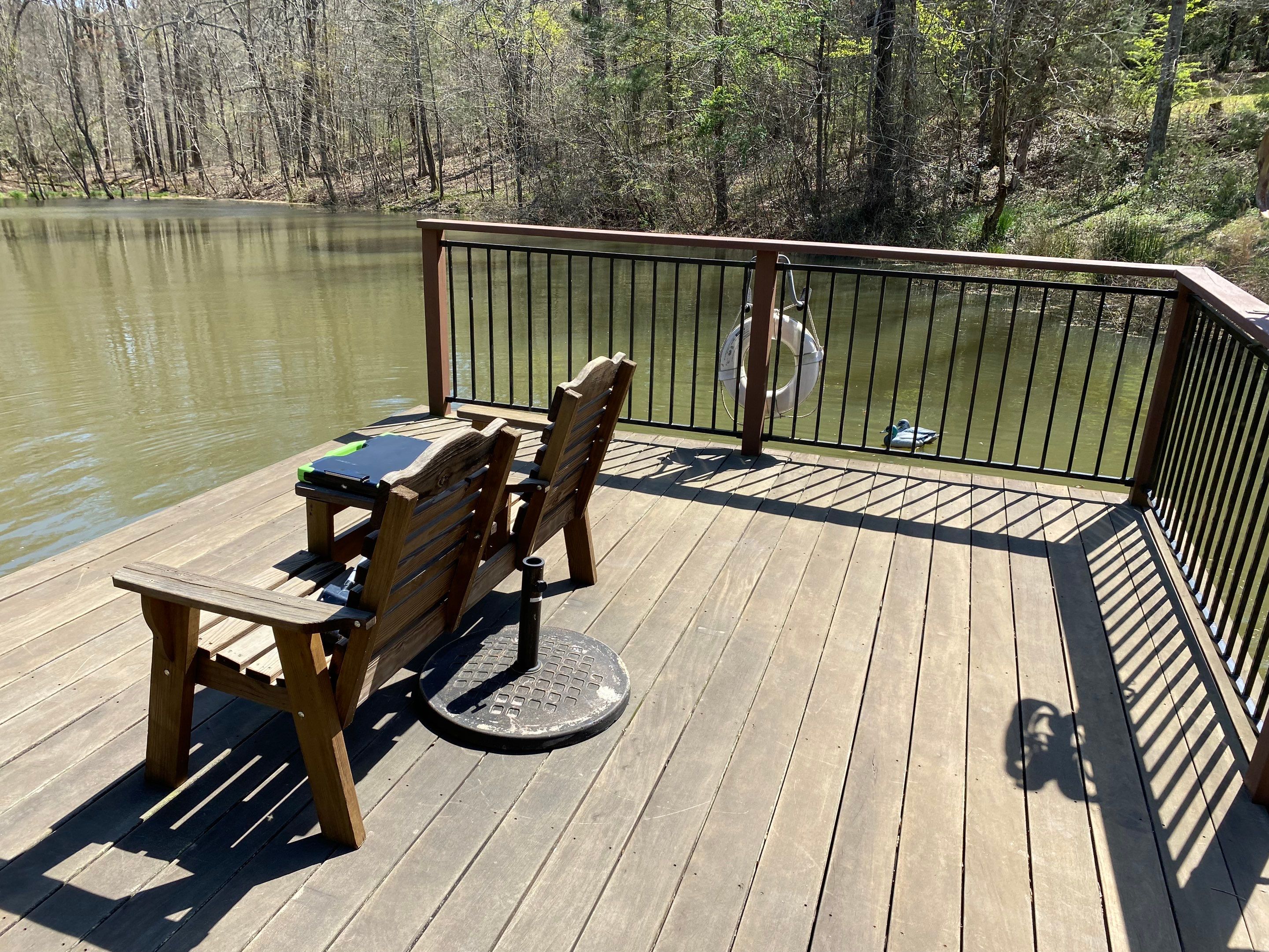 Dock using Wood Sealant by DuraSeal