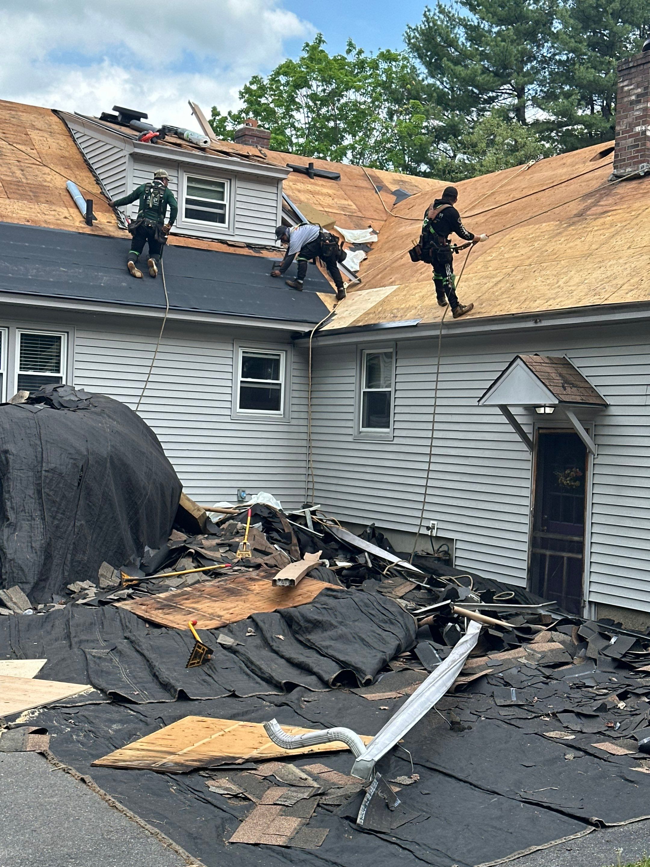 Residential Roofing Installation in Goffstown Featuring Architectural Shingles by Tall pine roofing