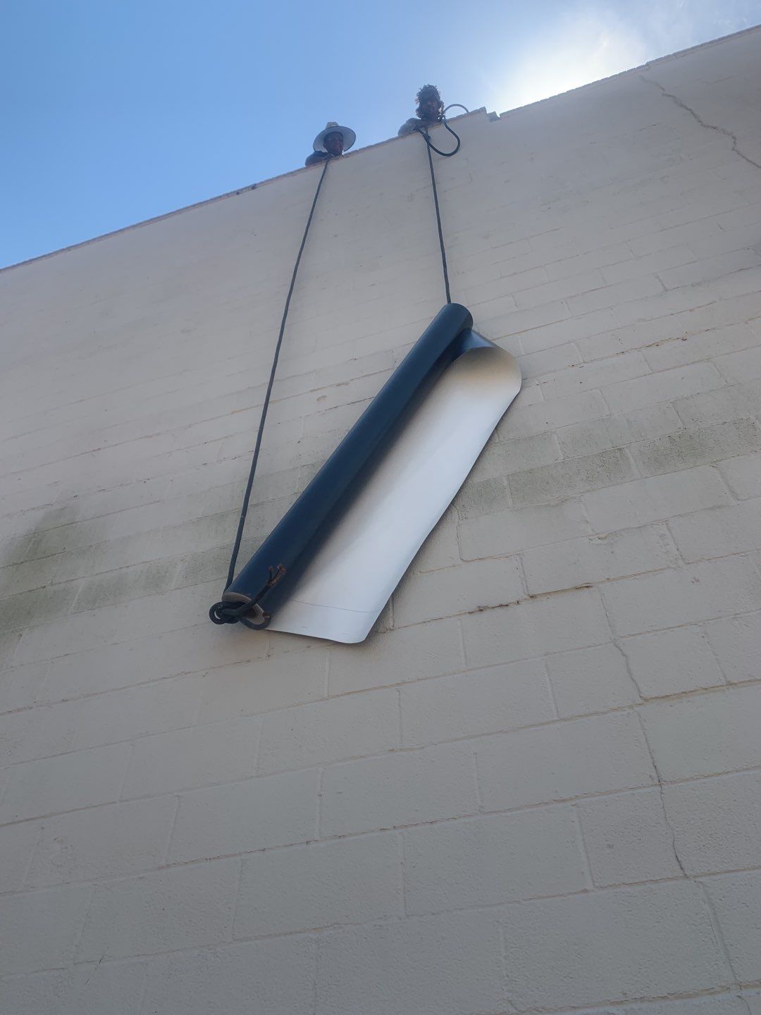 Commercial Roofing Installation using 50 mil PVC by Hostetler Roofing