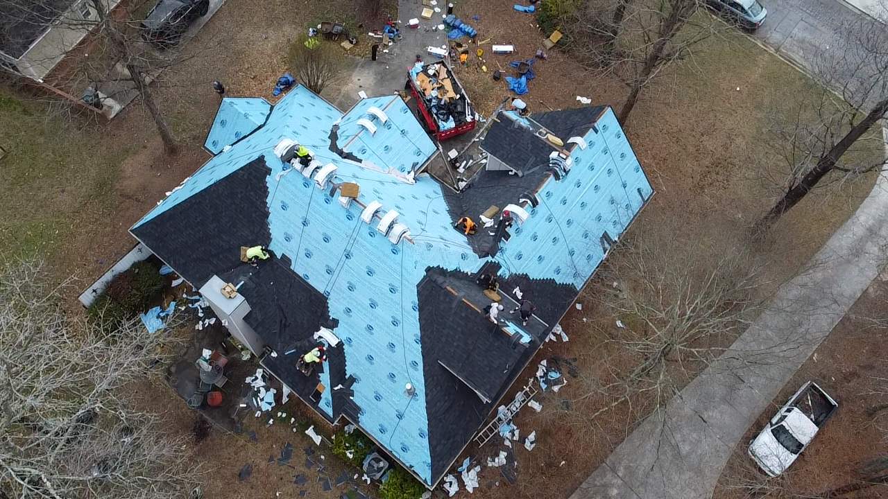 Residential Roofing Repair using asphalt shingle roofing by Galian Roofing LLC