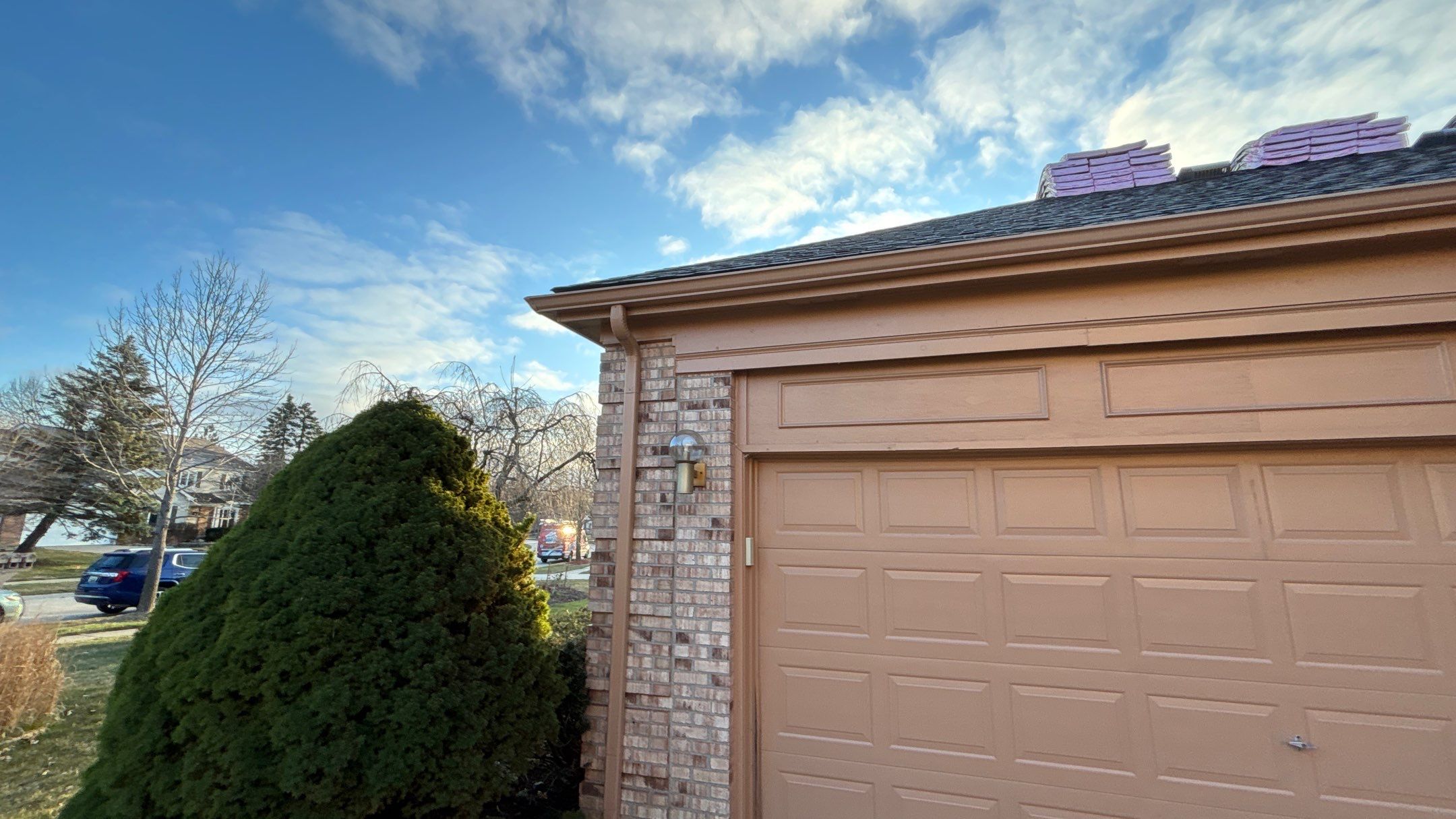 Roof Replacement using Owens Corning Midnight Plum by 180 Contractors