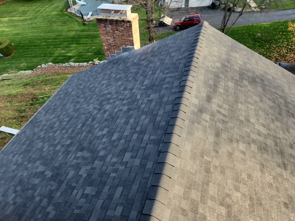 Residential Roofing Installation using Owens Corning TruDefinition Onyx Black by A Plus Exterior