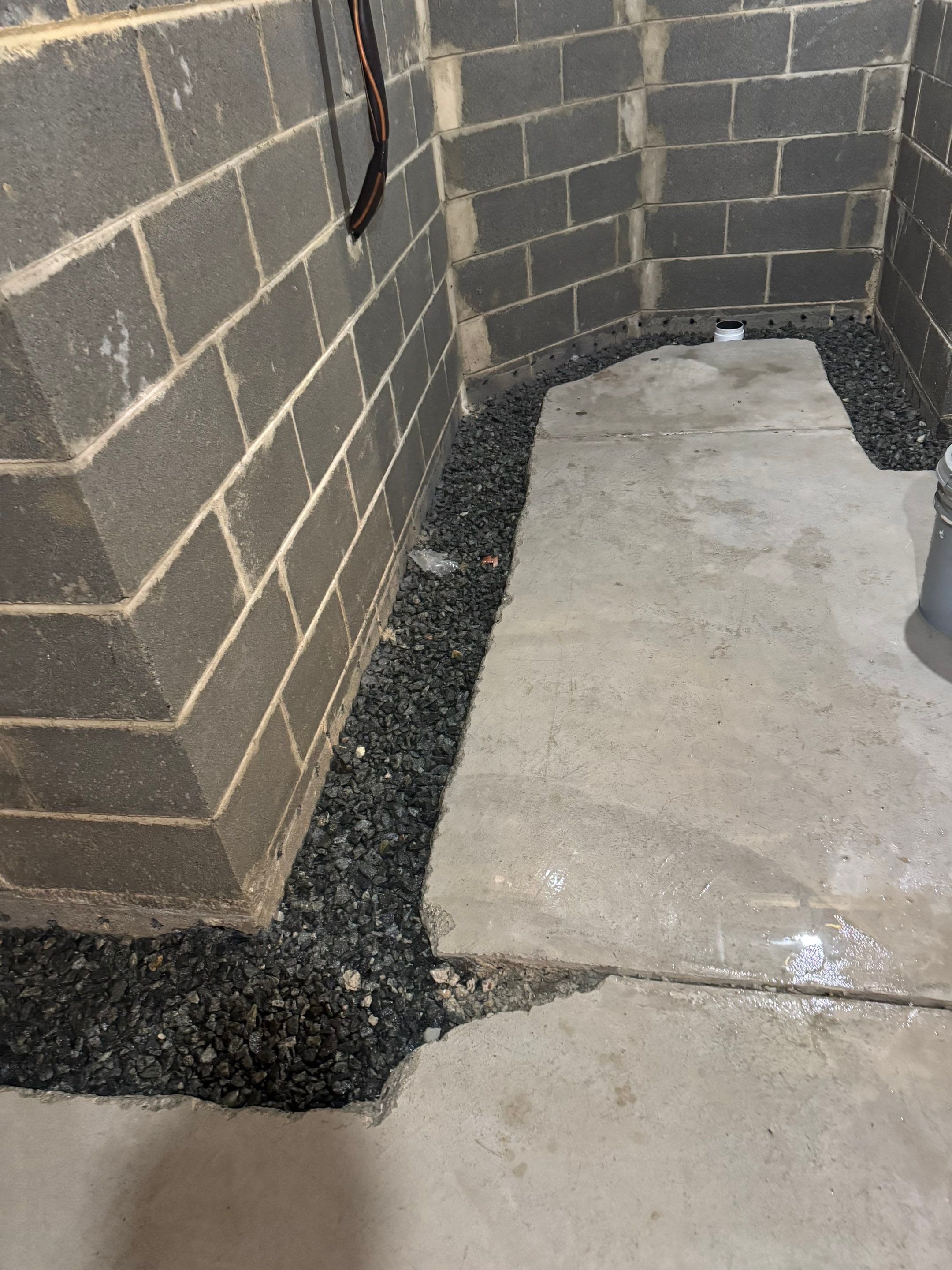 Interior French Drain West Orange, New Jersey by Pure Service Pro, LLC 