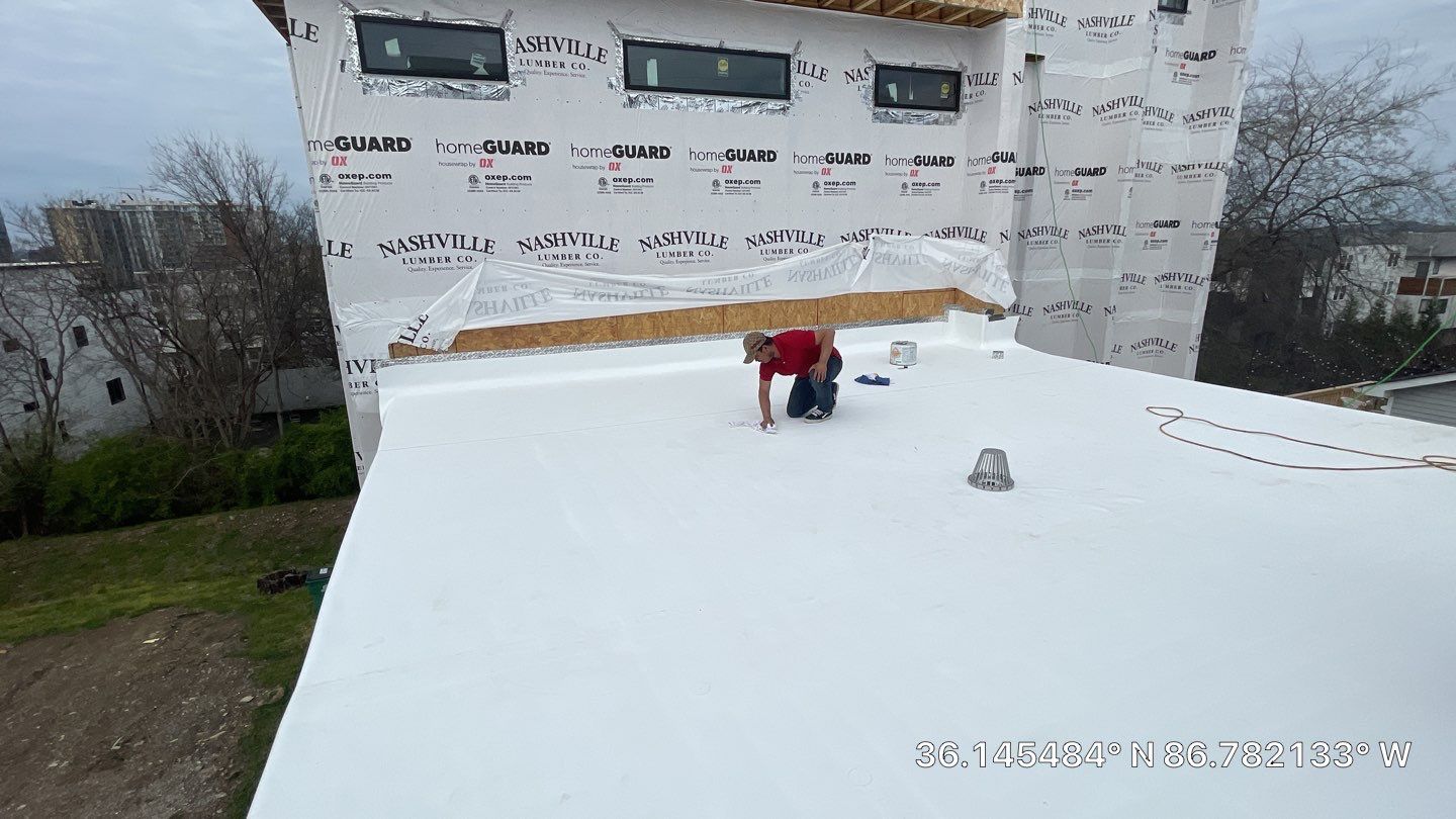 Residential Roofing Installation using TPO by Undersun Roofing 
