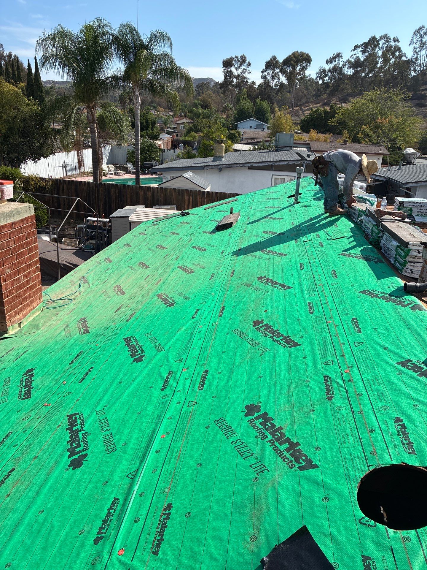 Comprehensive Roof Replacement and Wood Repair for Poway Residence by Reliable Roofing San Diego Inc.