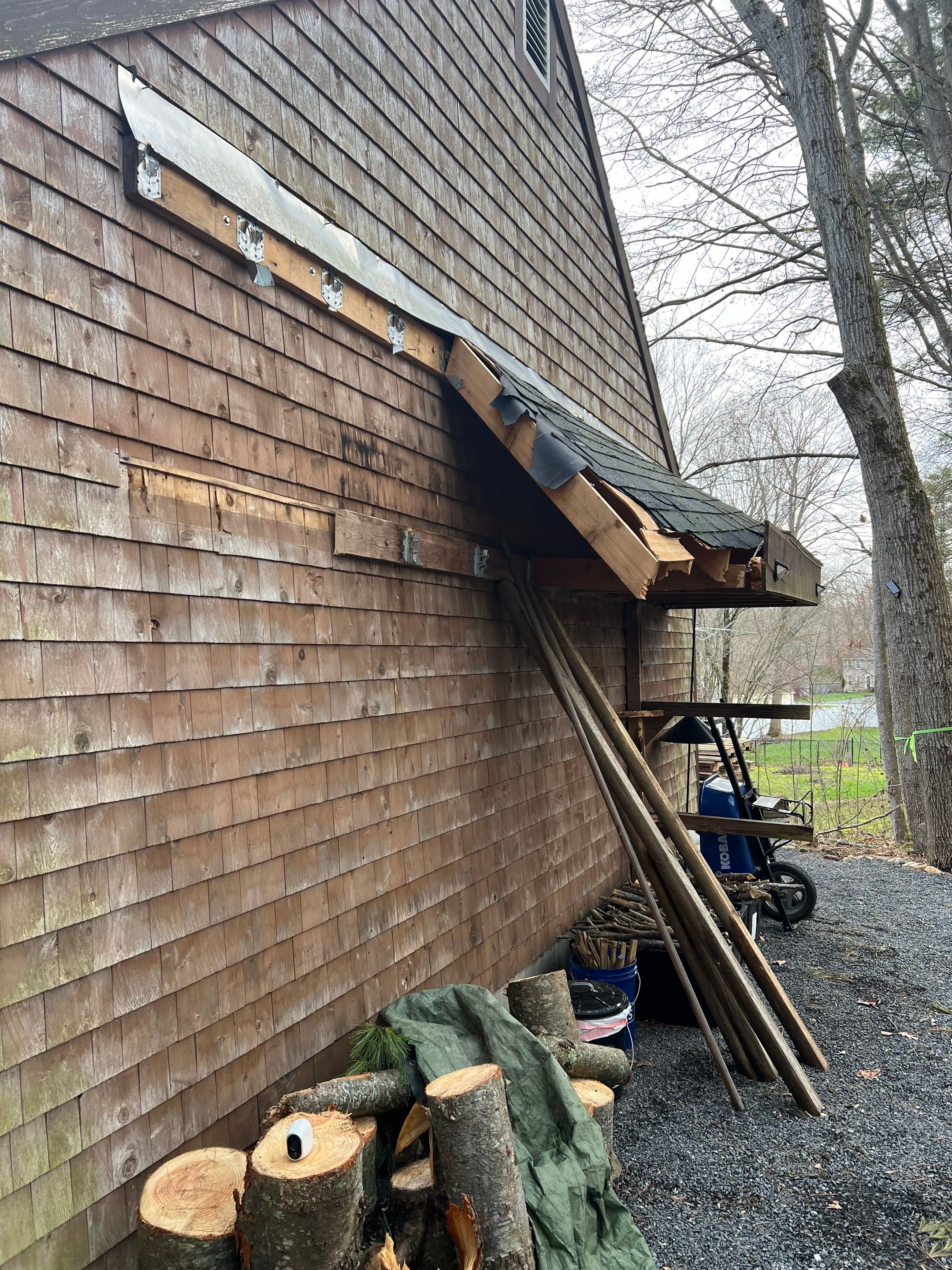 Garage Roof in South Berwick, ME by Tall pine roofing