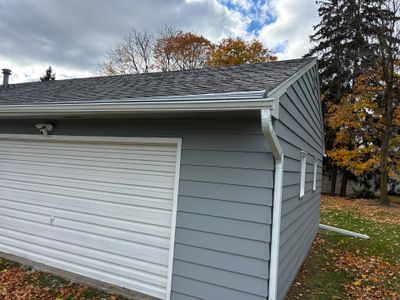 Gutter Installation using Seamless Gutters- Aluminum with Gutter Protection