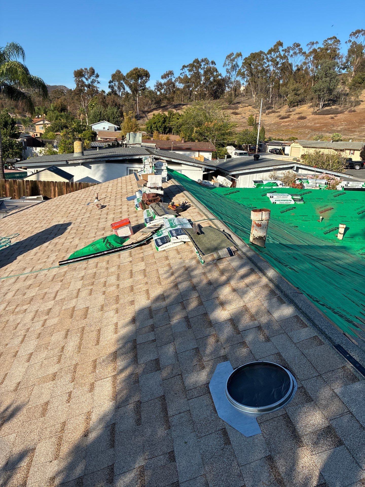 Comprehensive Roof Replacement and Wood Repair for Poway Residence by Reliable Roofing San Diego Inc.