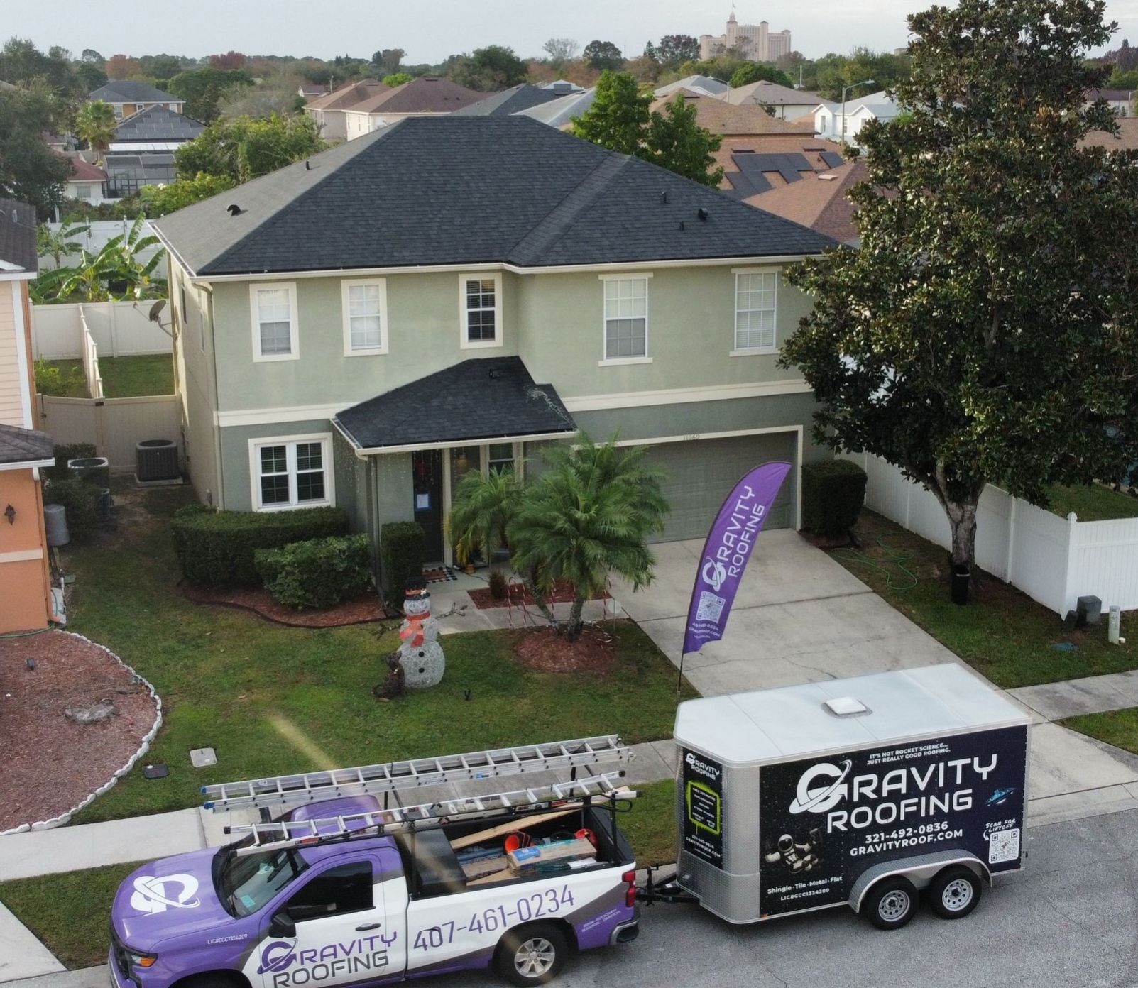 Project in Orlando by Gravity Roofing LLC