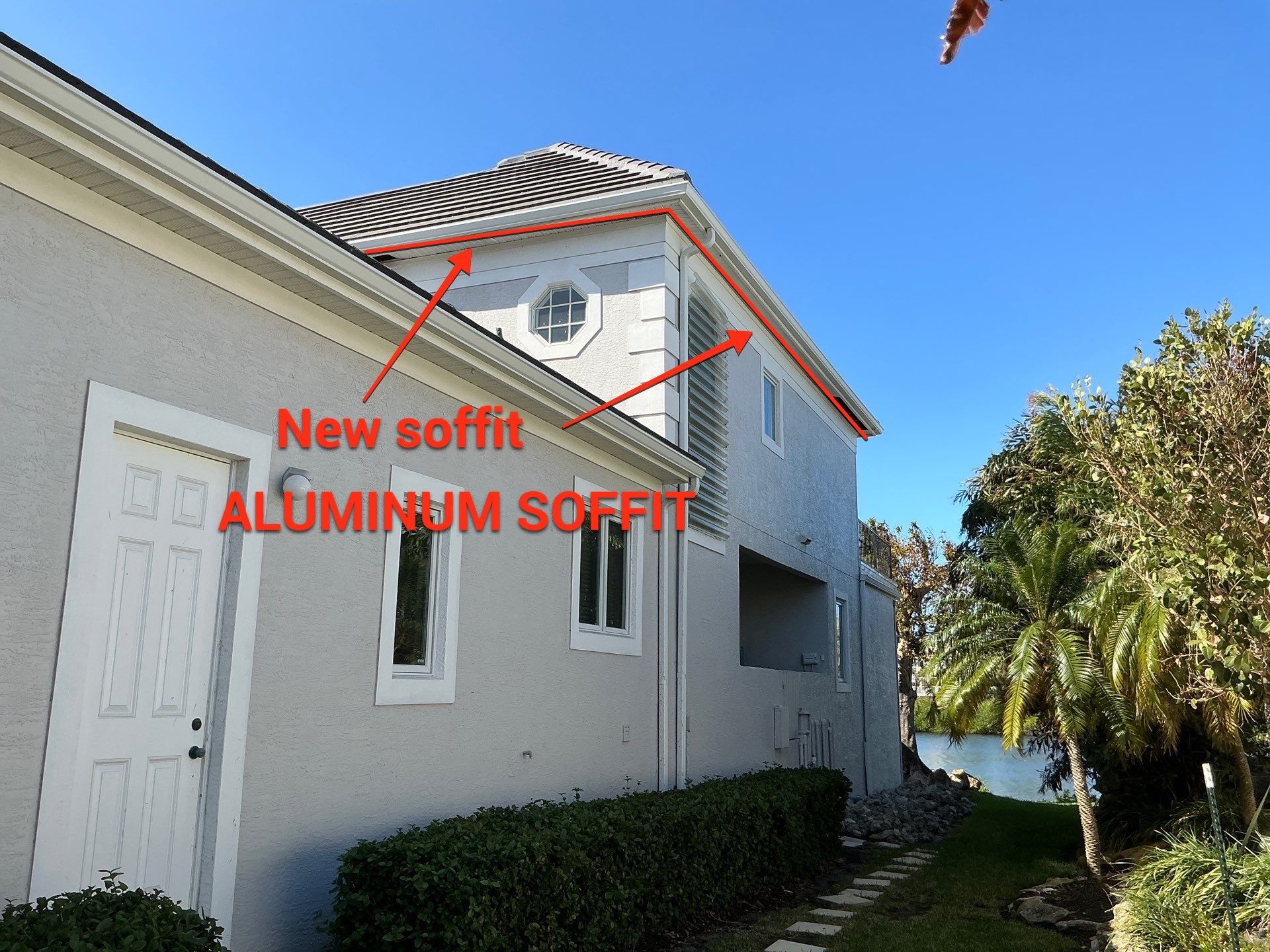 Premium Soffit and Fascia Renovation in Longboat Key FL by Gutter Professors