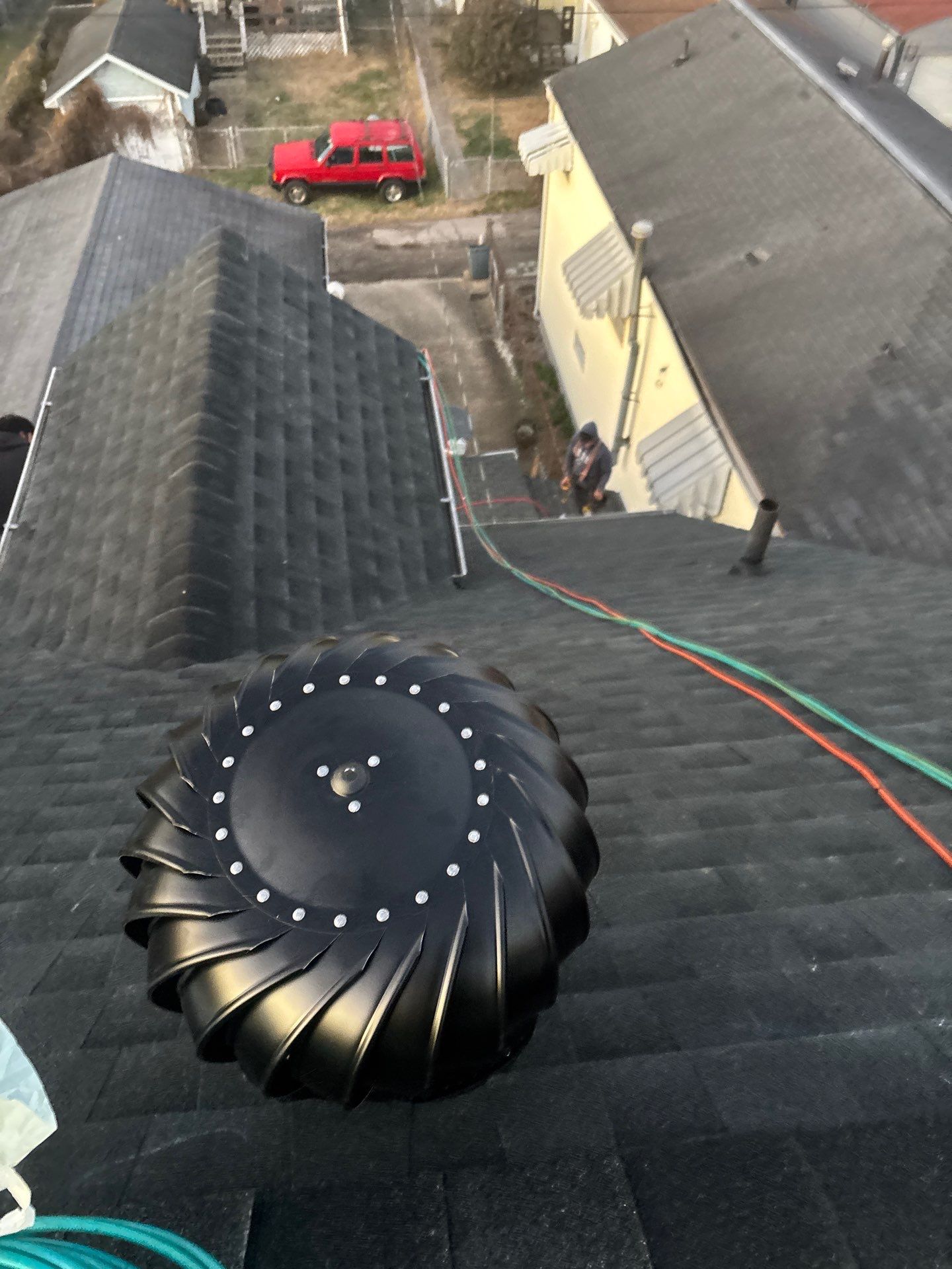 Residential Roofing Installation using GAF Timberline HDZ Charcoal by Rainstoppers Roofing