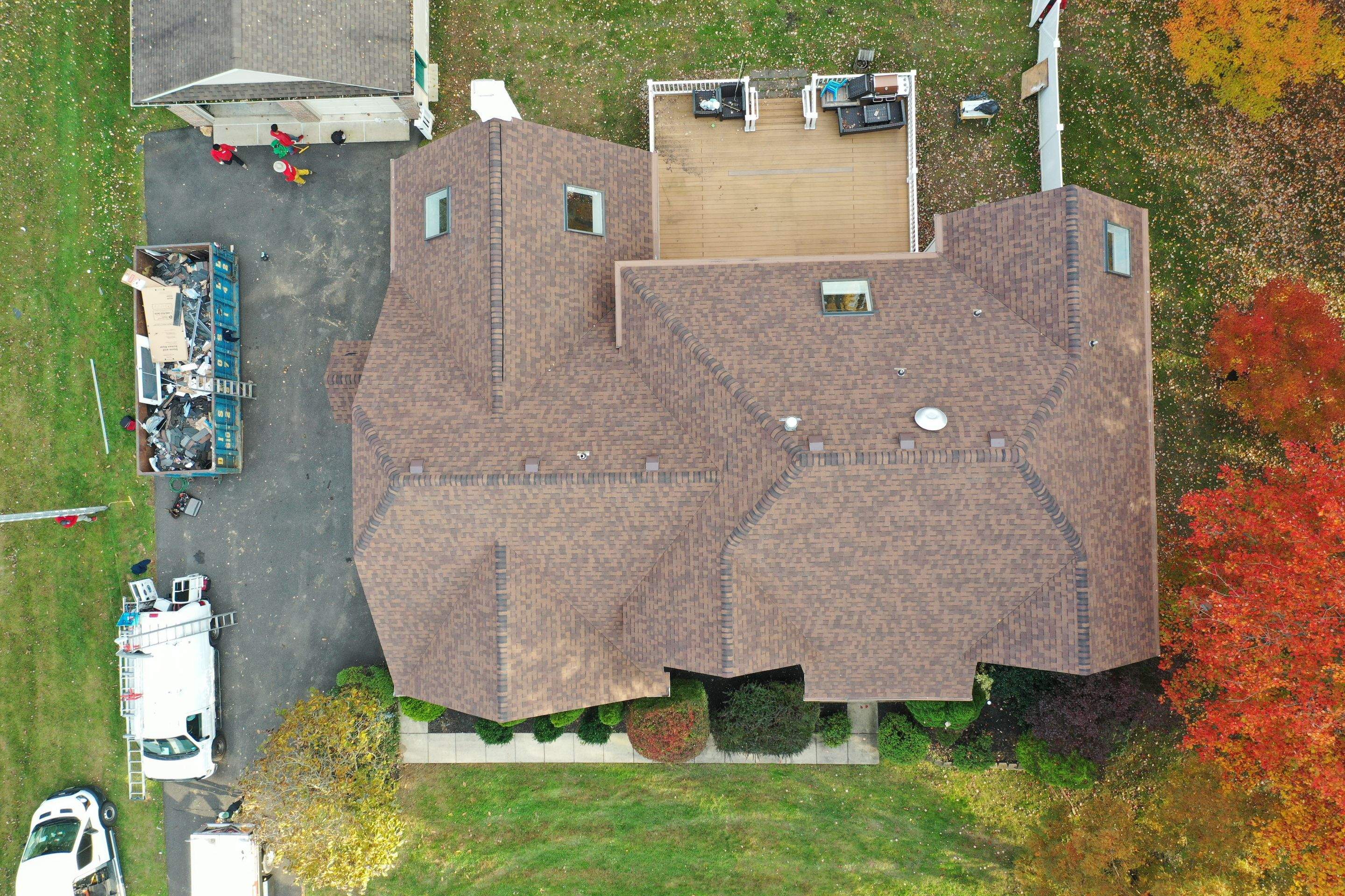 Roofing Installation using CertainTeed Landmark - Burnt Sienna by Storm Guard of Ches-Mont PA