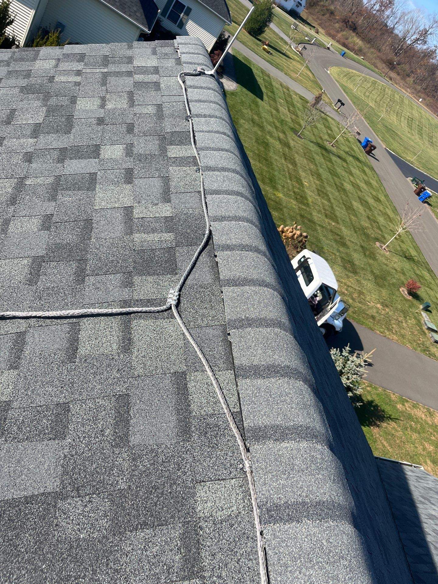 Commercial Roofing Installation using Owens Corning TruDefinition Duration - Estate Gray by A Plus Exterior