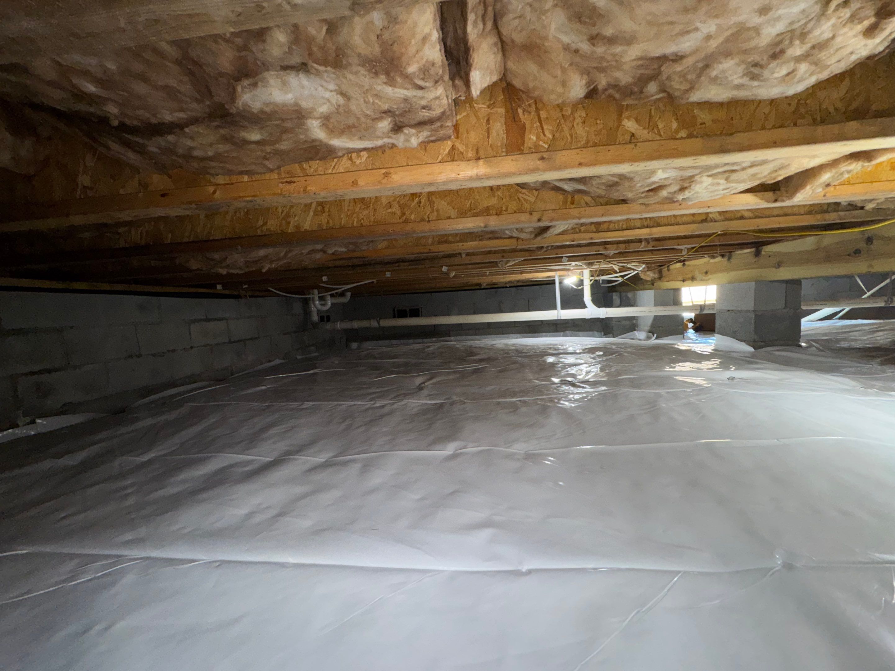 Project in Franklin by Patriot Crawl Space Repairs