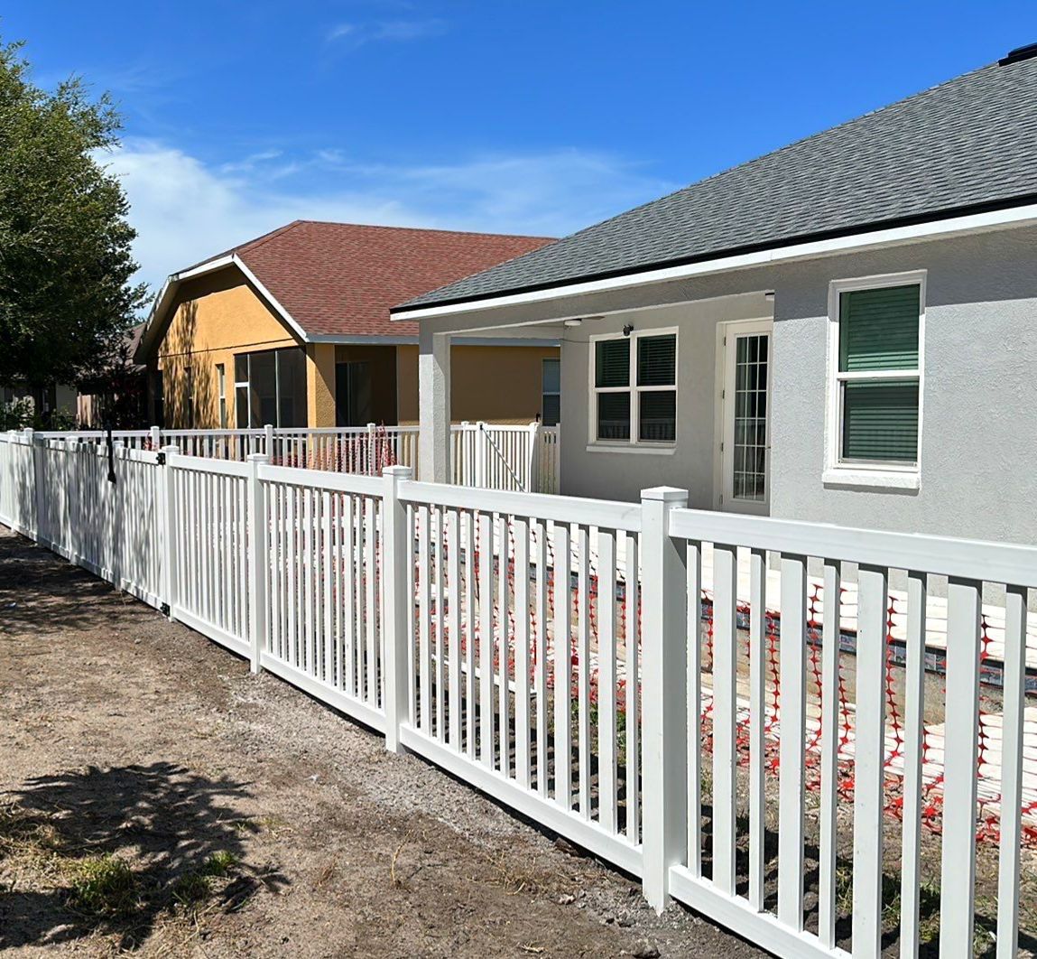 Vinyl Fence Installation using Vinyl Picket Fence by Asap fence and gates, LLC