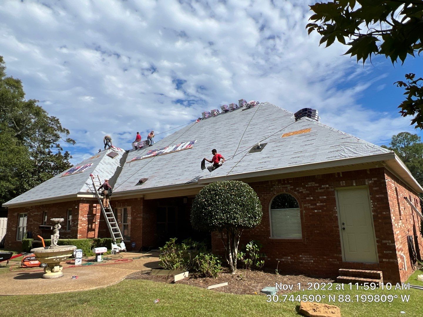 Residential Roofing Installation using Roof Replacement by American Roofing & Construction LLC