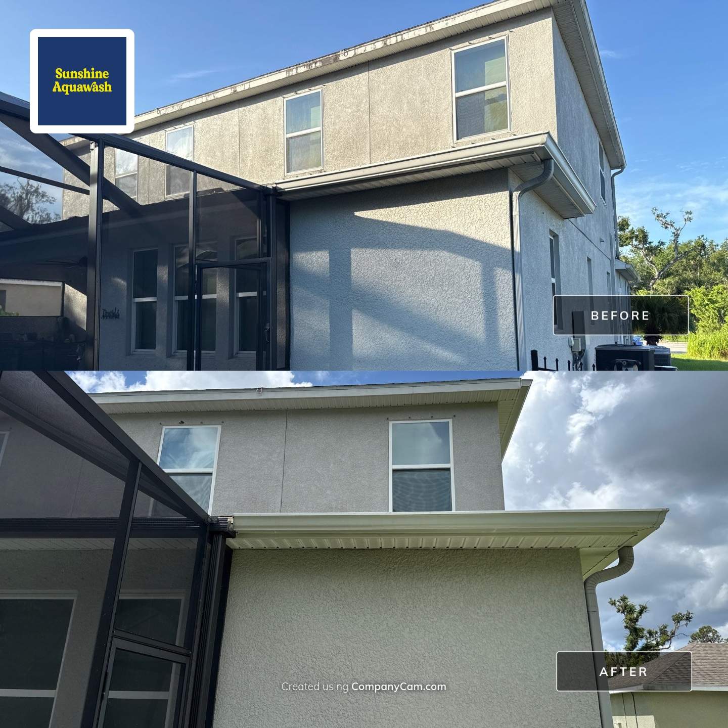 HOA-Required House Wash & Concrete Cleaning – Old Mill Preserve, Palmetto, FL by Sunshine AquaWash