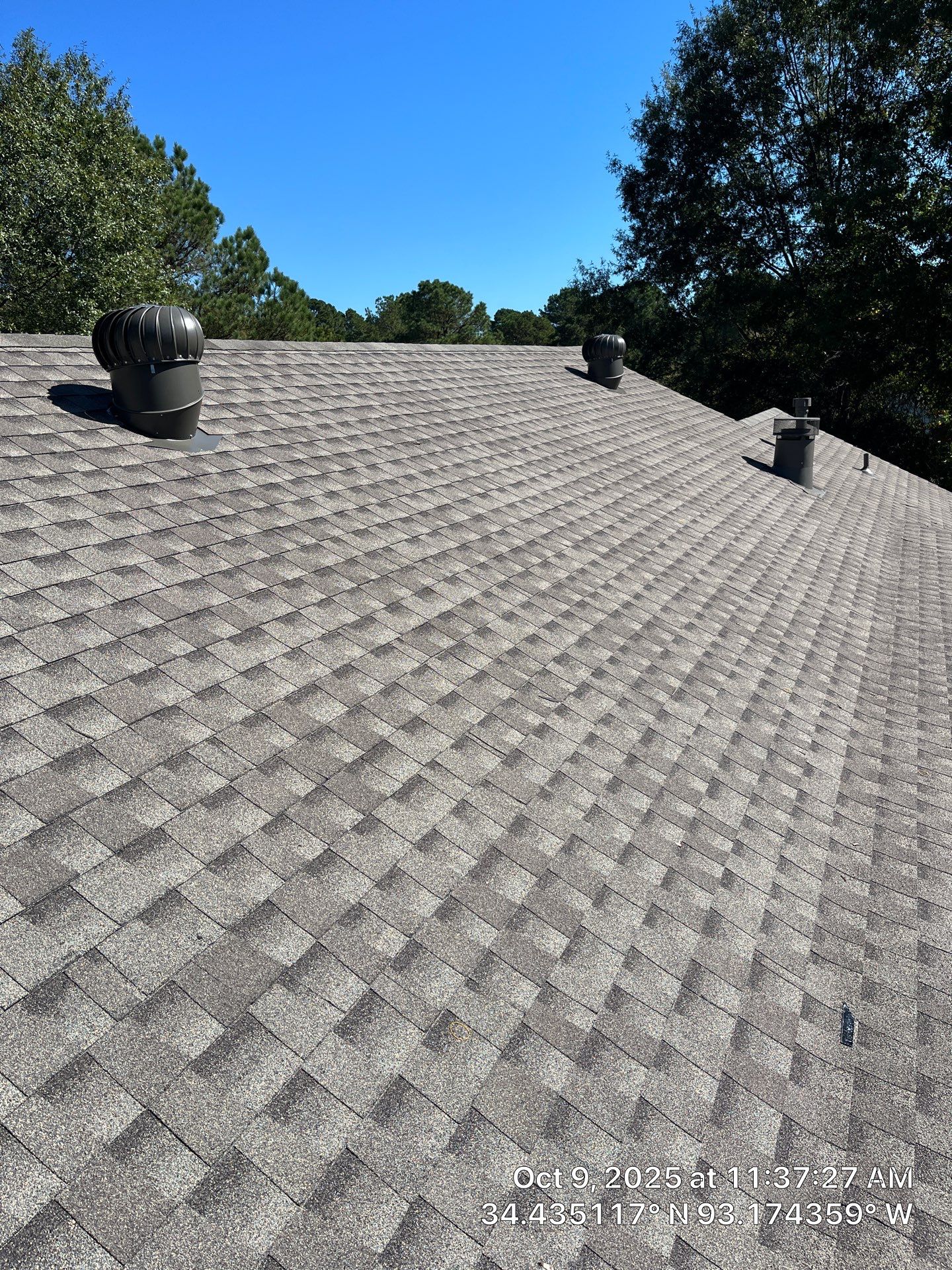 Full Residential Roof Replacement with GAF Timberline HDZ Shingles in Hot Springs by Temple Roofing and Exteriors