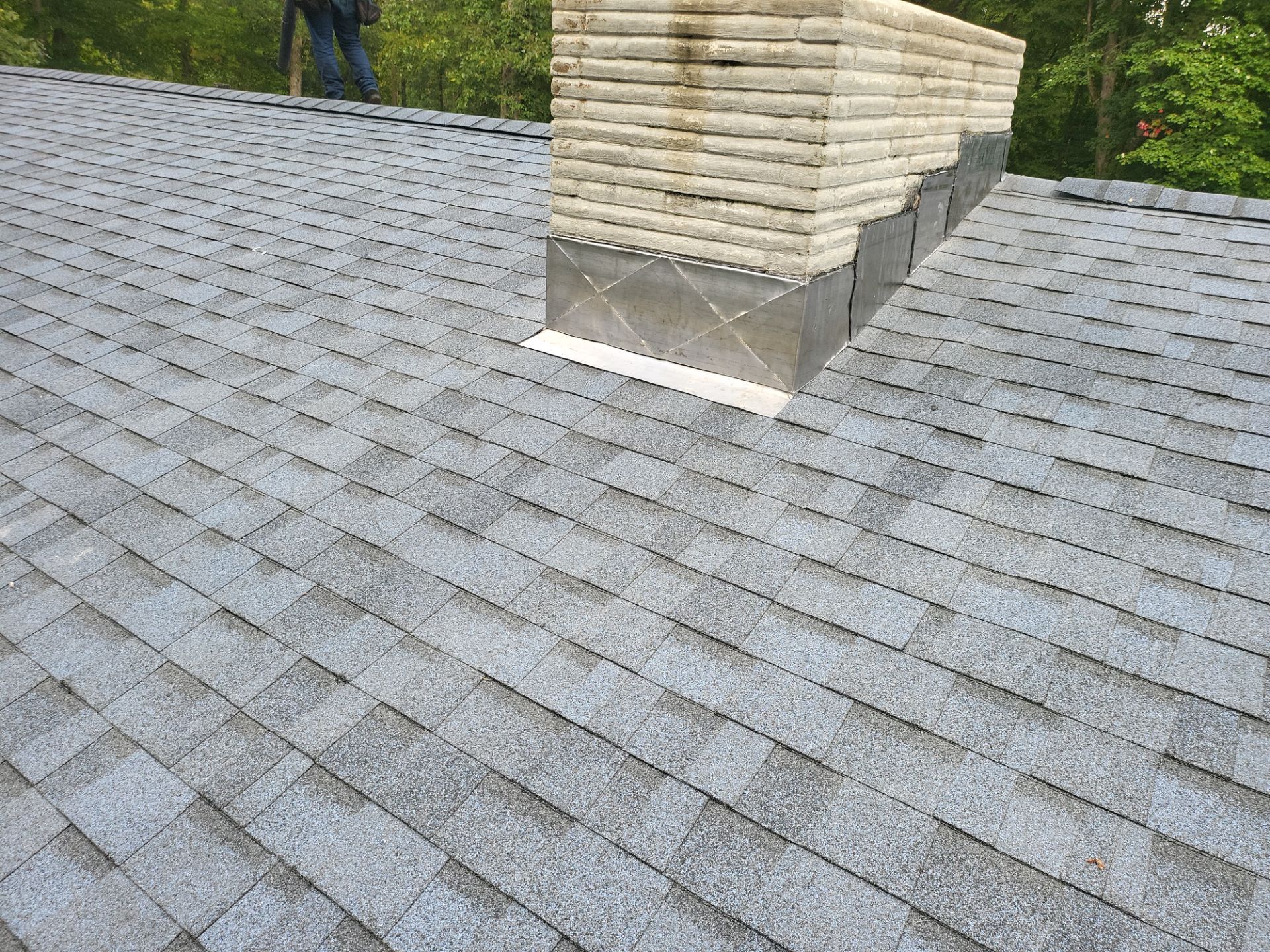 Commercial Roofing Installation using Owens Corning TruDefinition Duration AR - Harbor Blue by A Plus Exterior